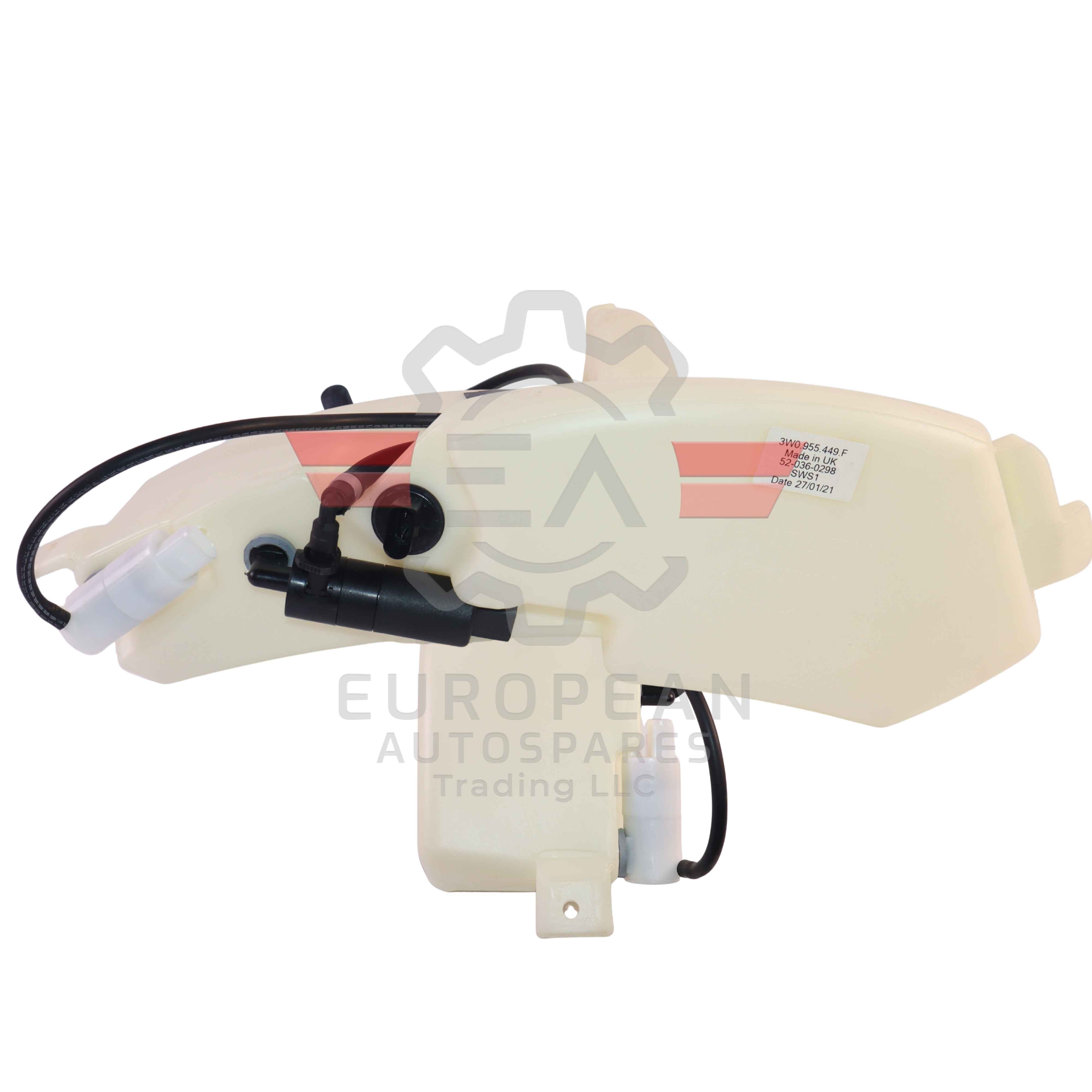 Genuine Bentley Windshield Washer Fluid Reservoir Tank 3W0955449F European Autospares Trading LLC