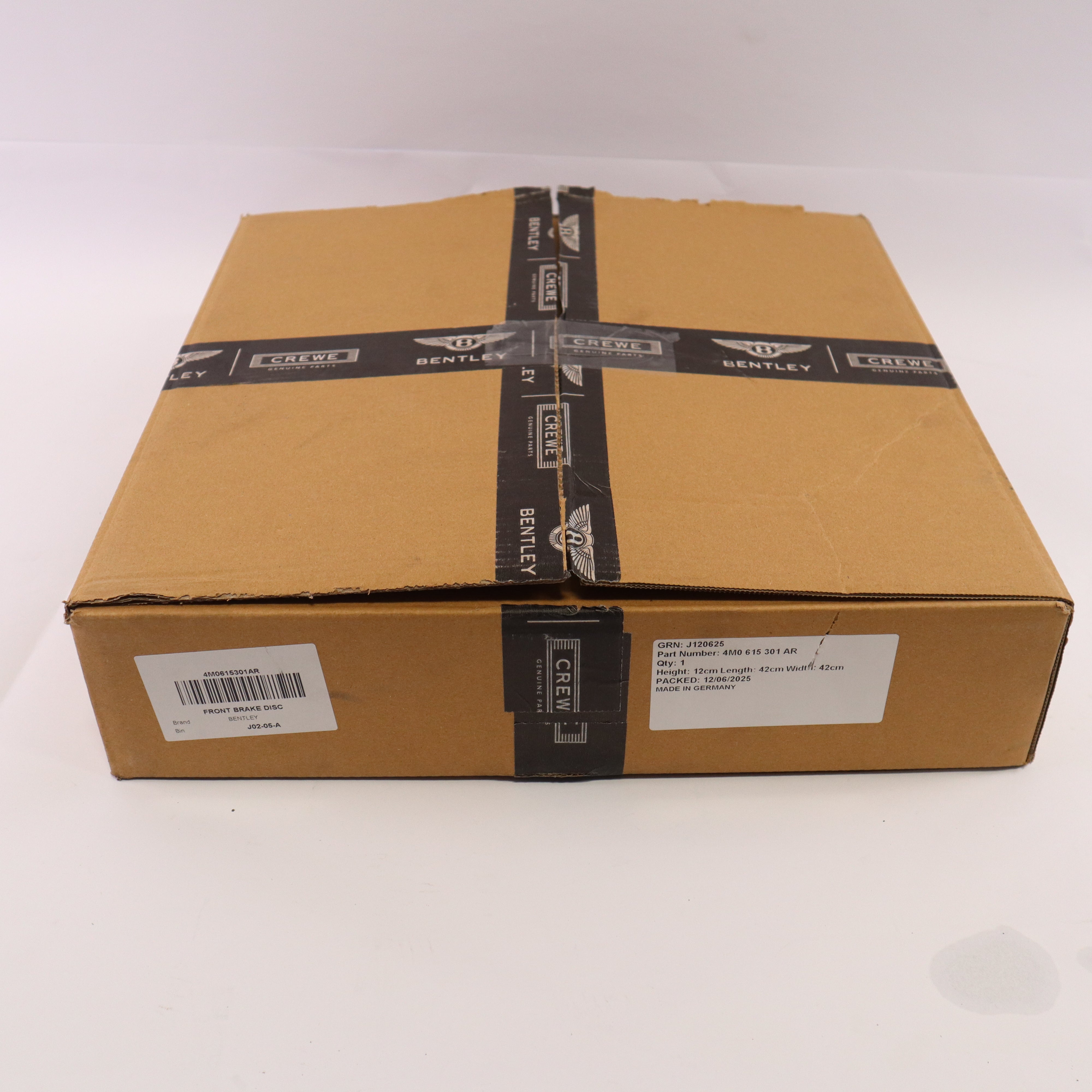 Genuine Bentley Bentayga Front Brake Disc 4M0615301AR