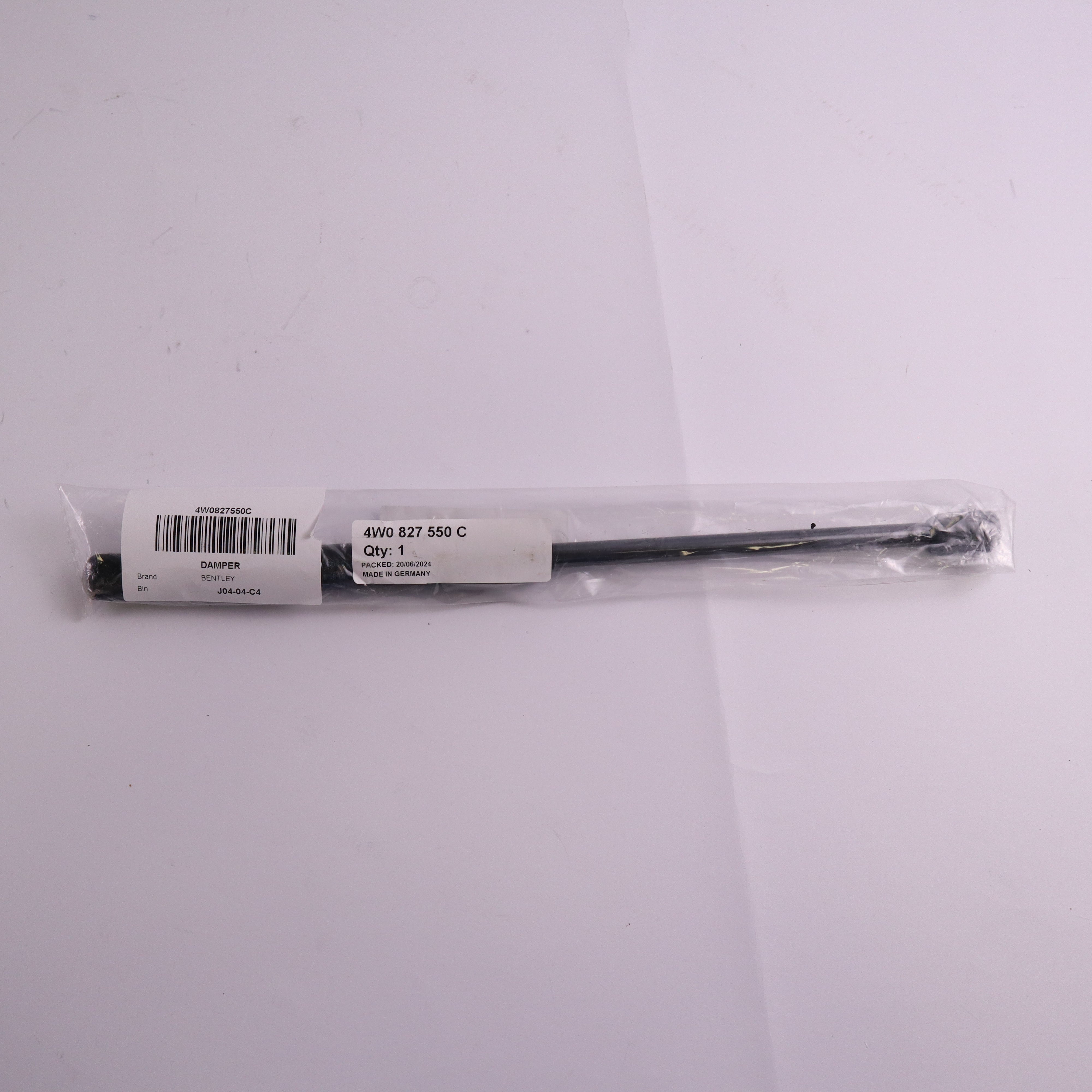 Genuine Bentley Rear Lid Shock Damper 4W0827550C