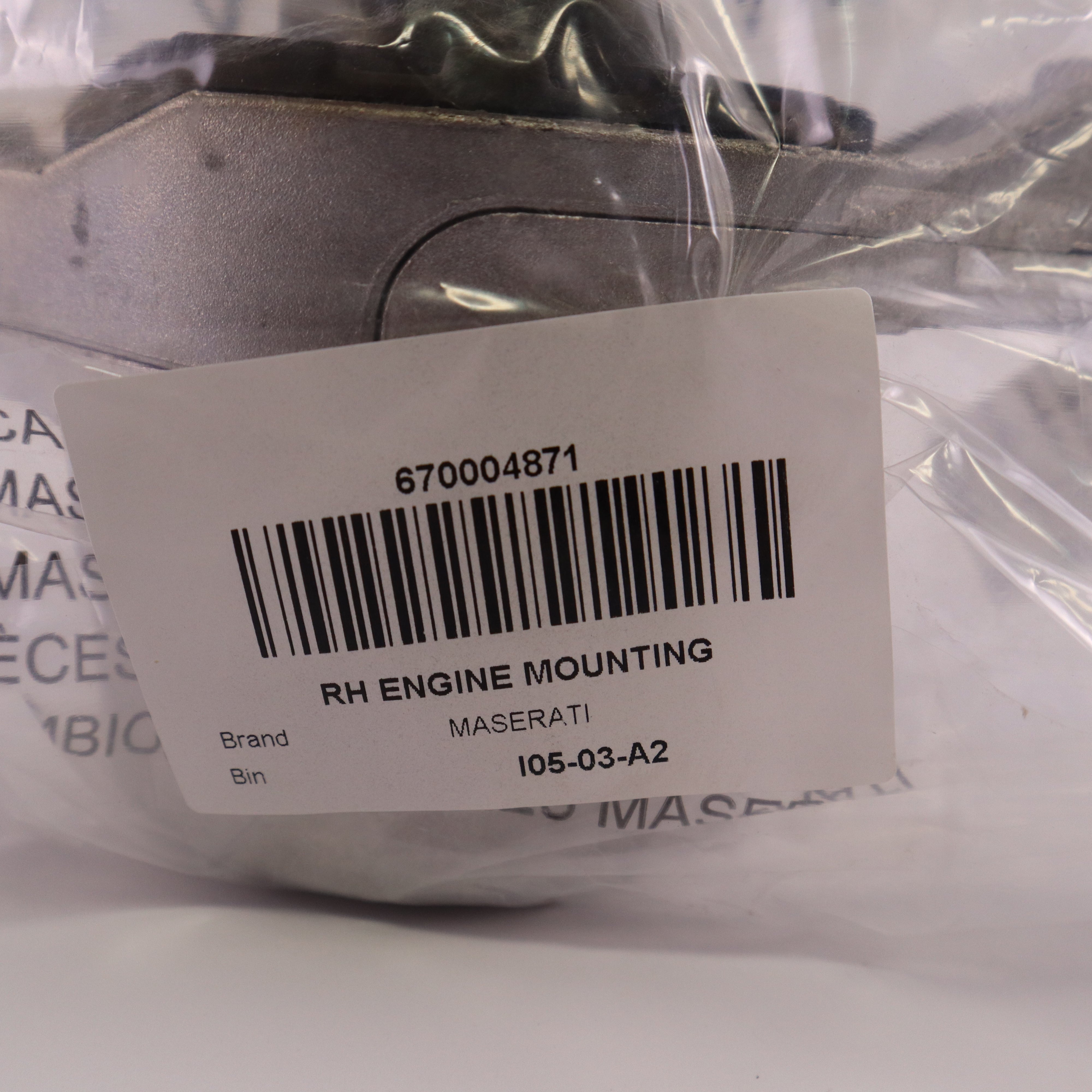 Genuine Maserati RHS Engine Mounting 670004871