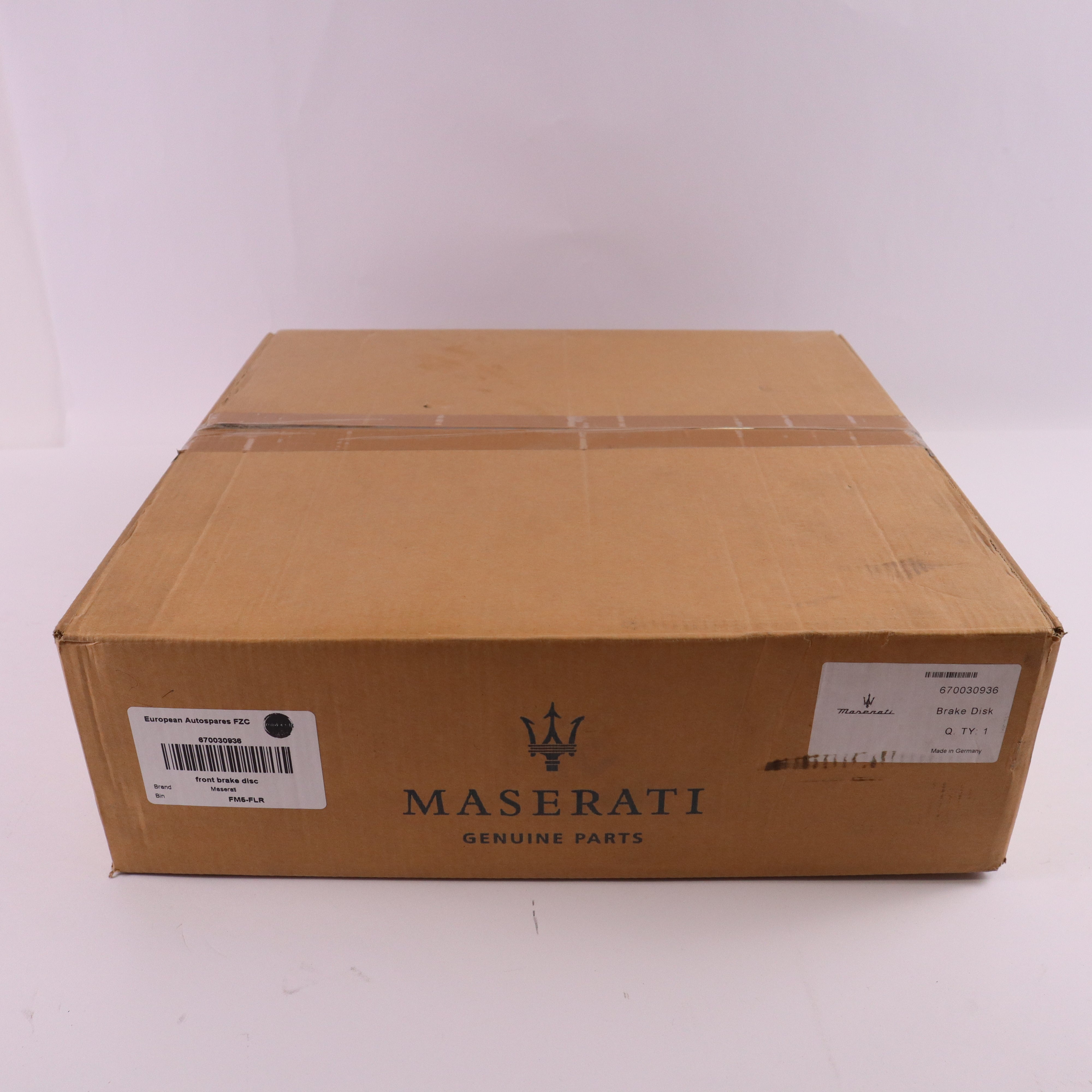 Genuine Maserati Front Brake Disc 670030936