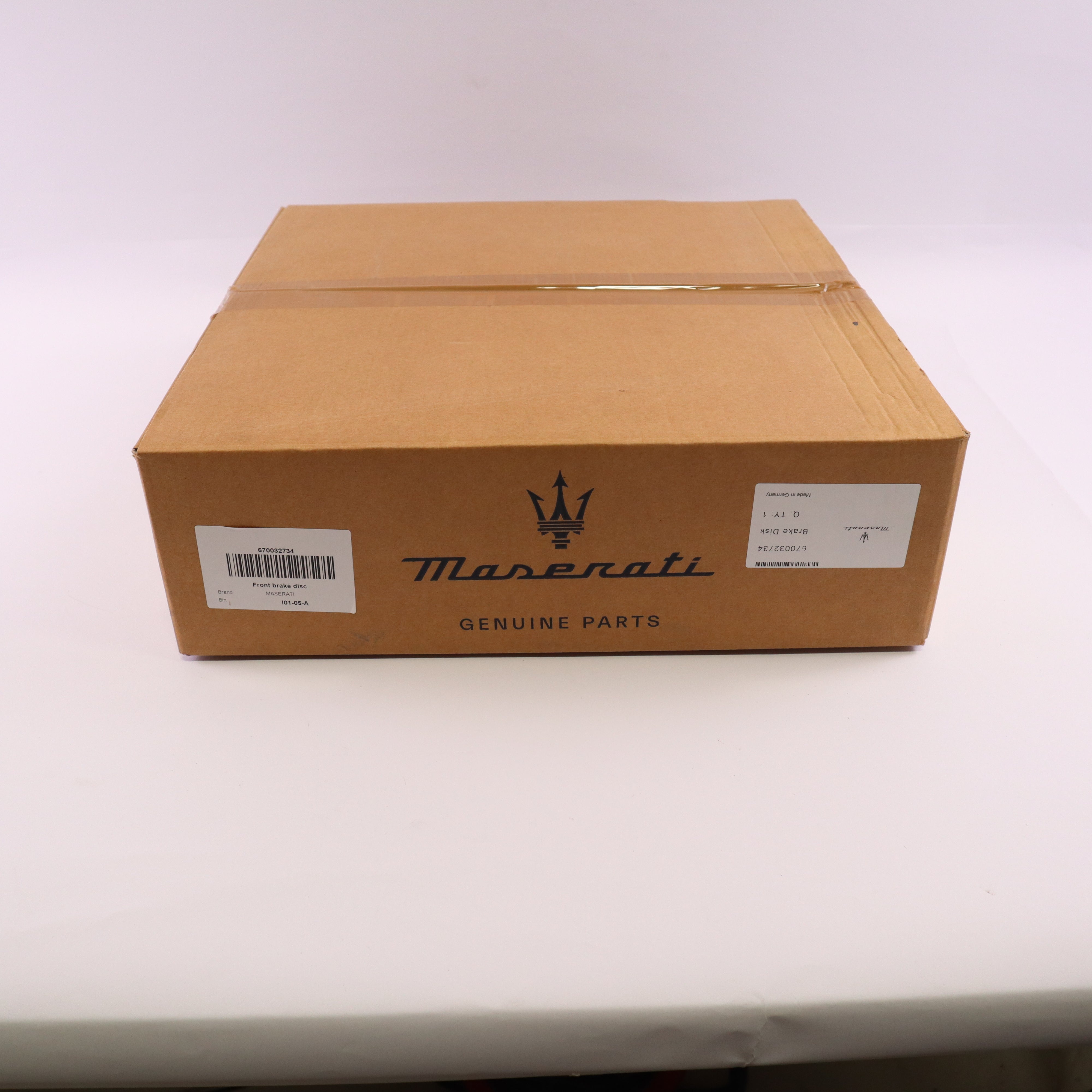 Genuine Maserati Front Brake Disc for Ghibli & Quattroporte 670032734