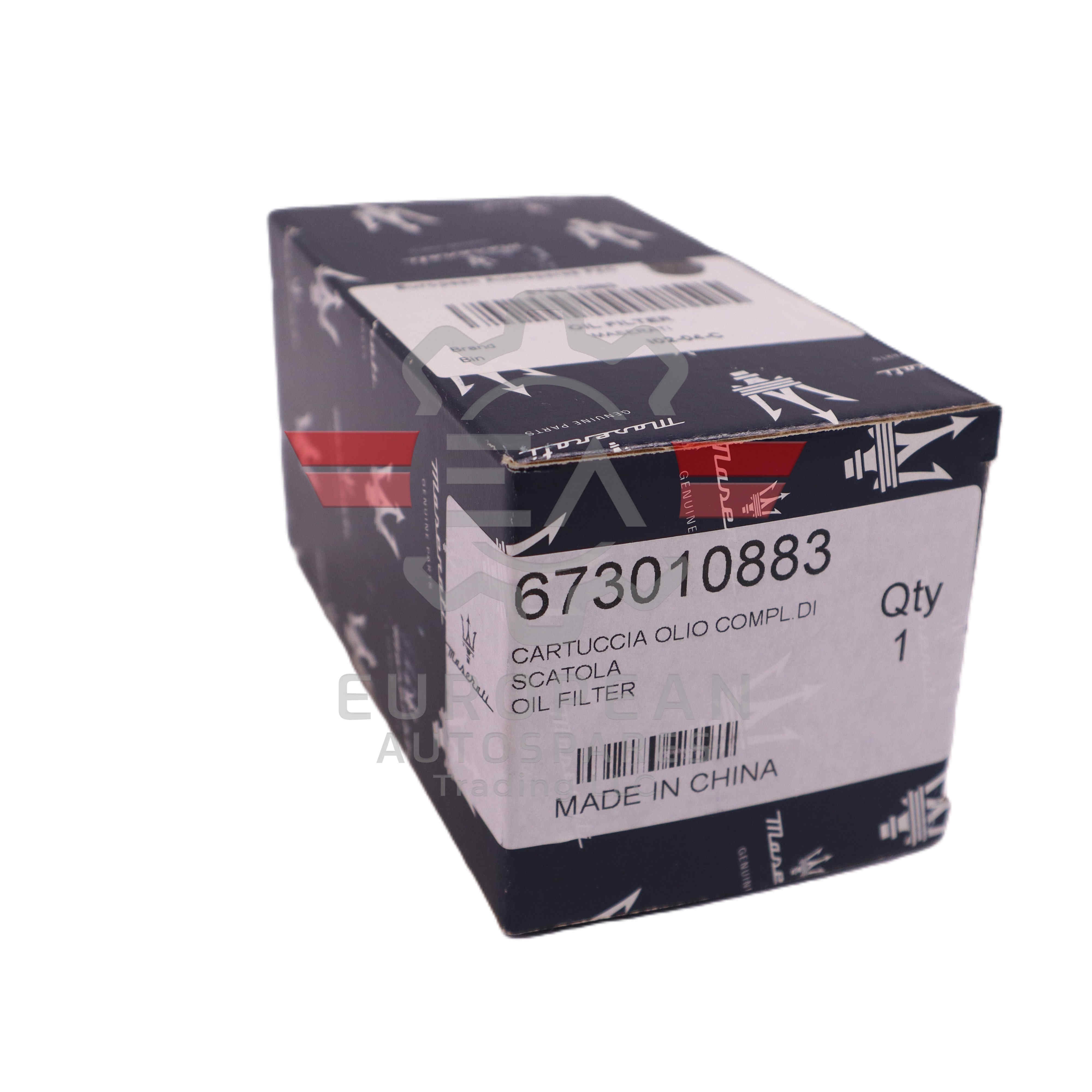 Genuine Maserati Oil Filter 673010883 European Autospares Trading LLC