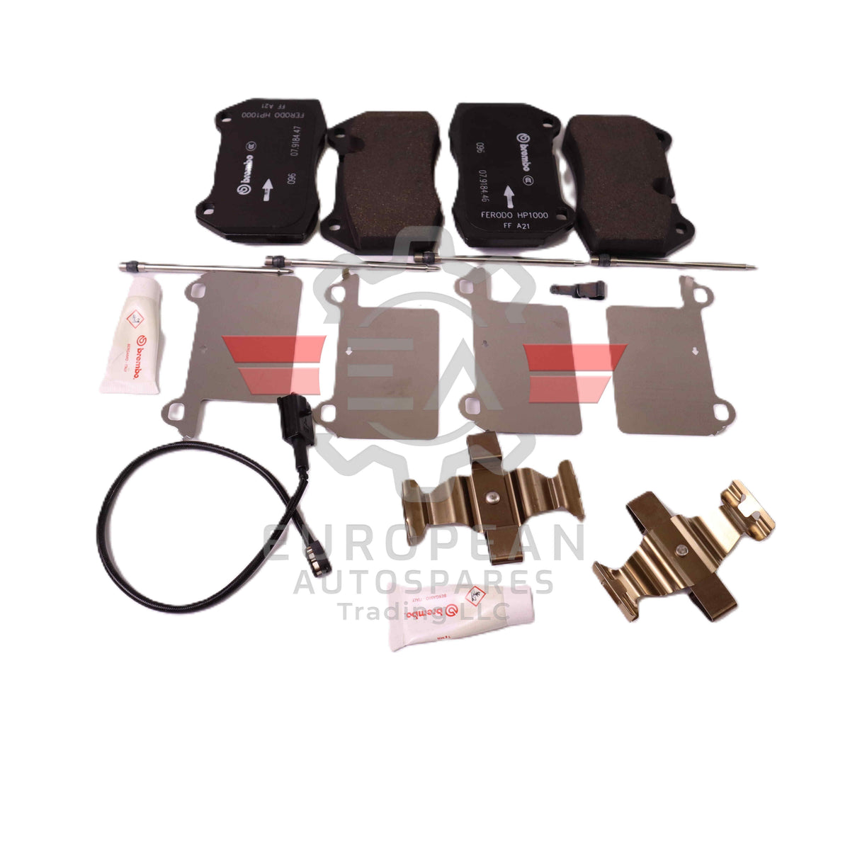 Genuine Maserati Front Brake Pad Kit 673012042 - European Autospares Trading LLC