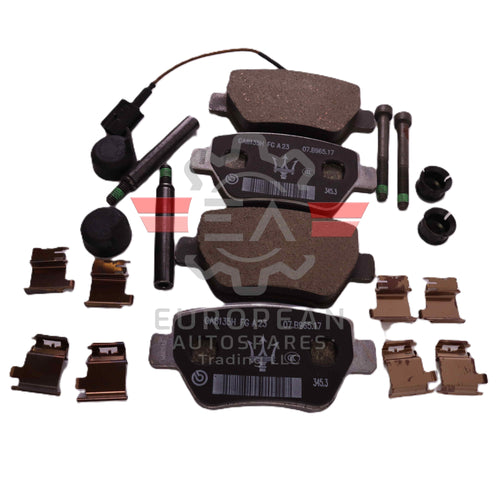 Kit de pastillas de freno traseras originales Maserati para Quattroporte y Levante 673012043