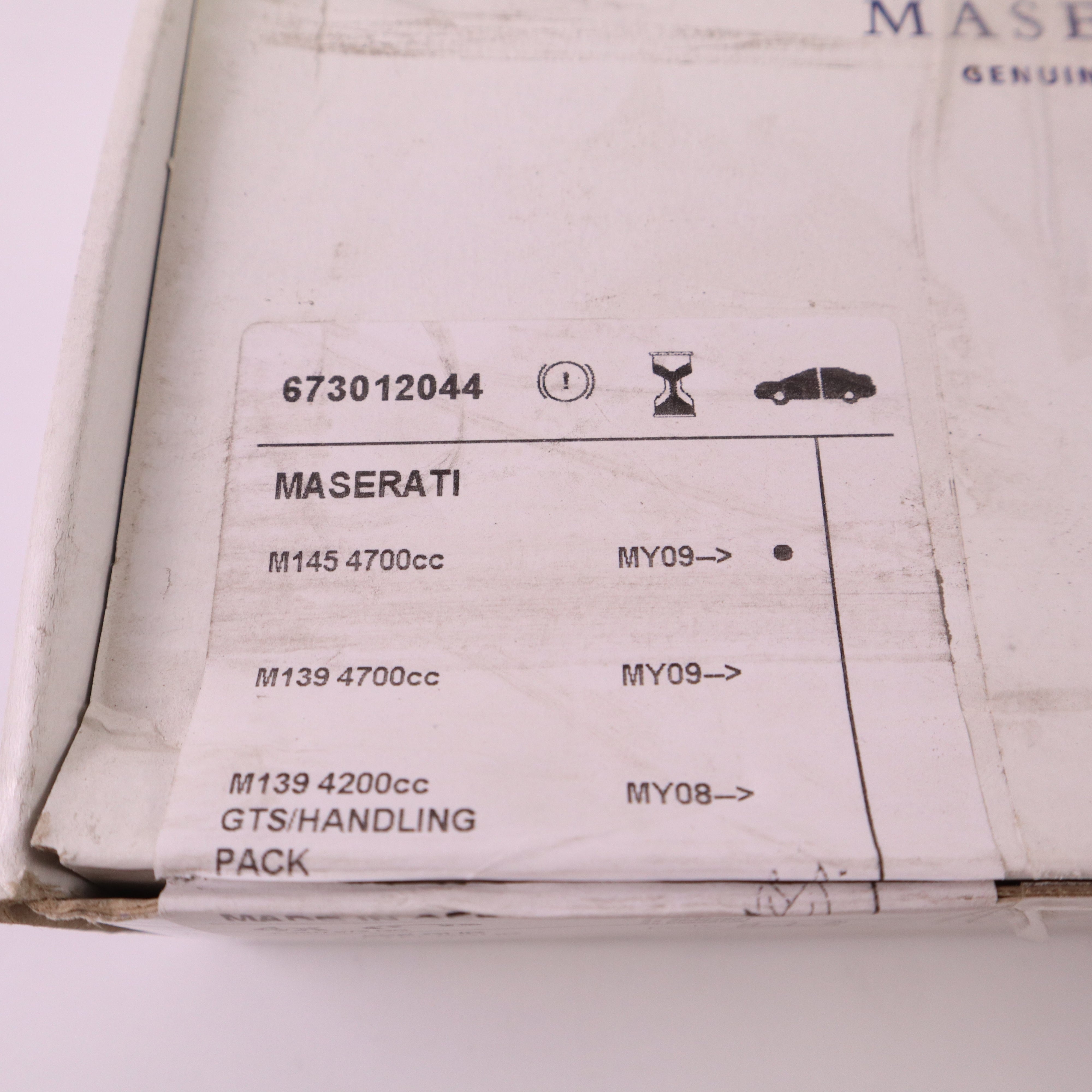 Genuine Maserati Front Brake Pad for GranTurismo & GranCabrio 673012044
