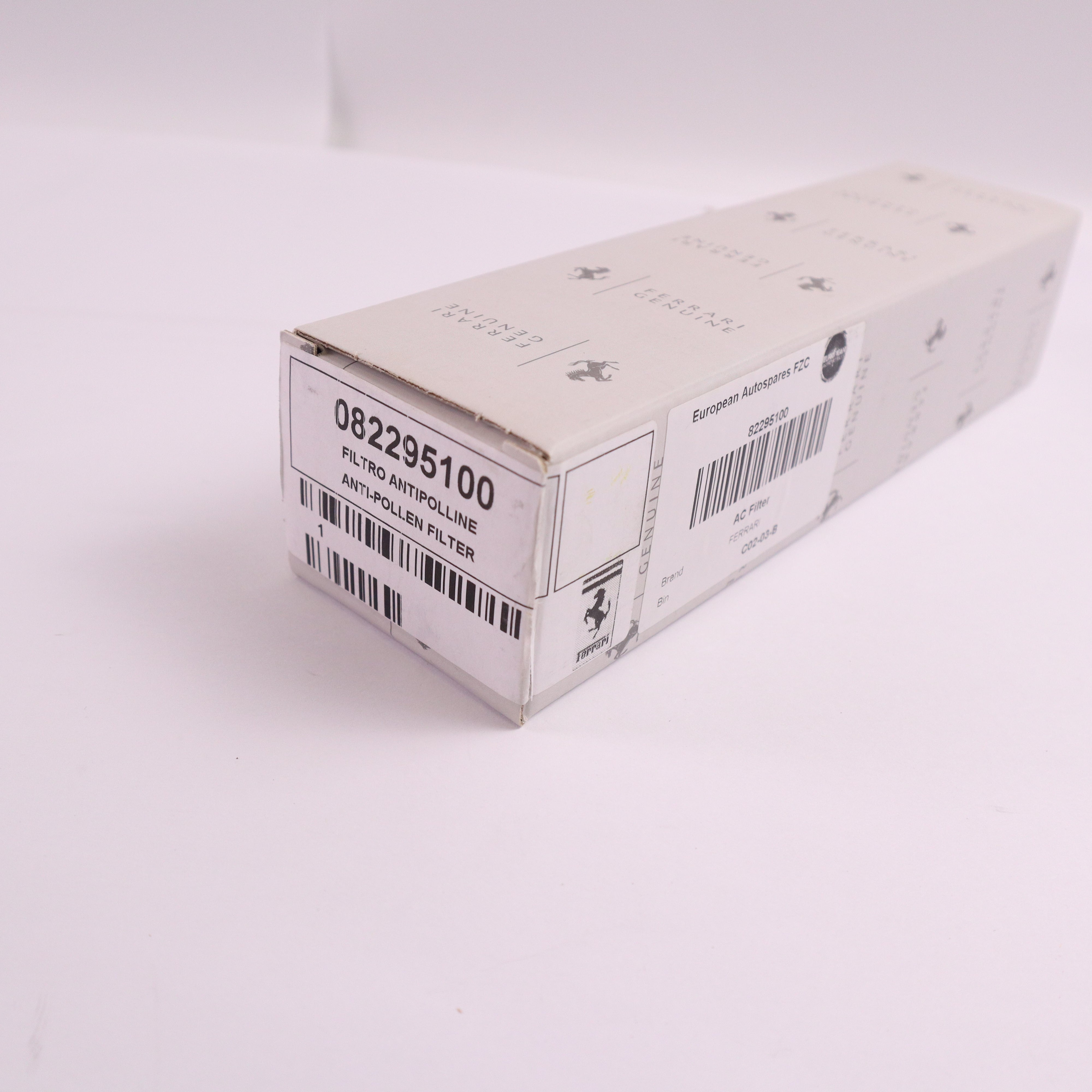 Genuine Ferrari AC Filter for 458 Italia, 488 Spider & LaFerrari 82295100