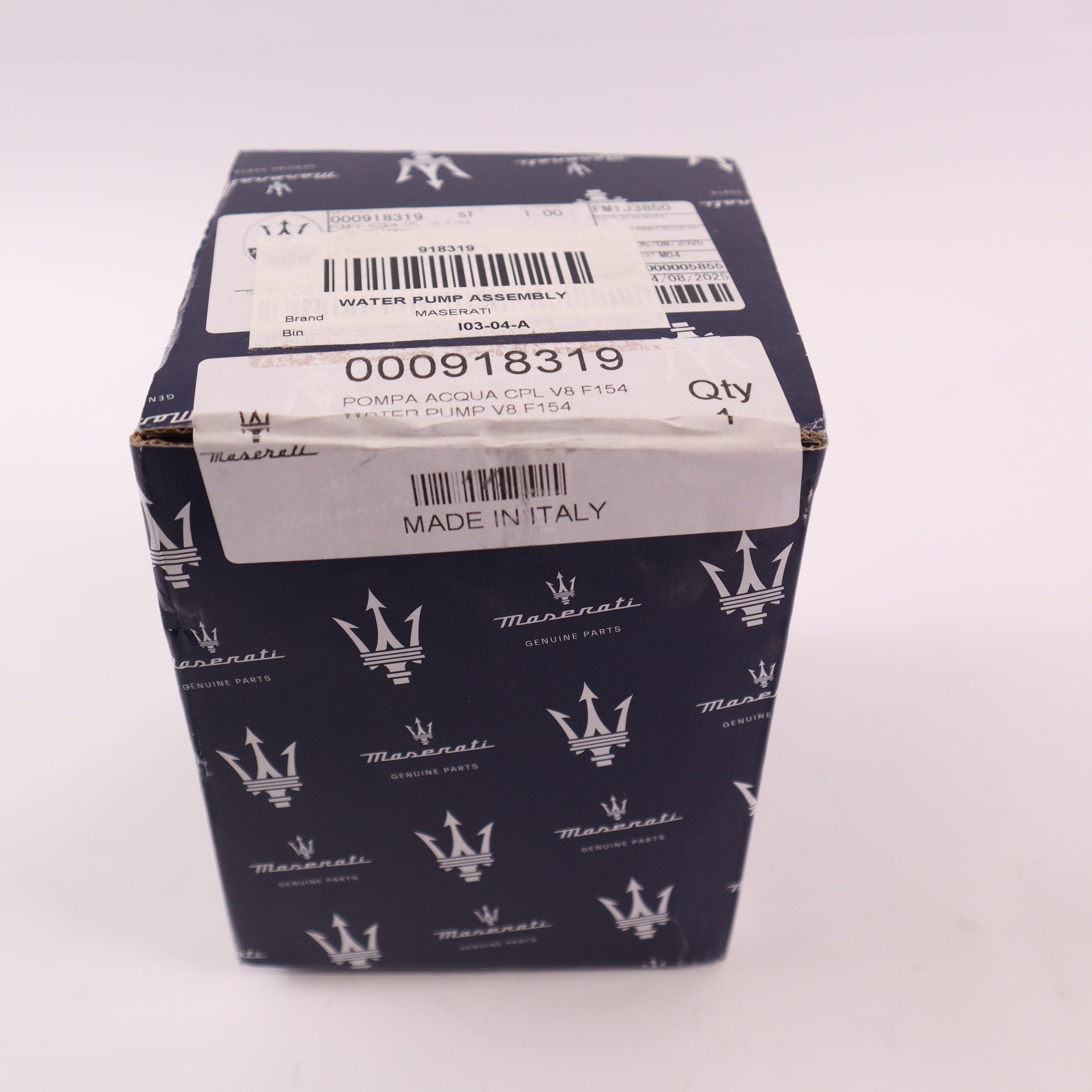 Genuine Maserati Water Pump 918319