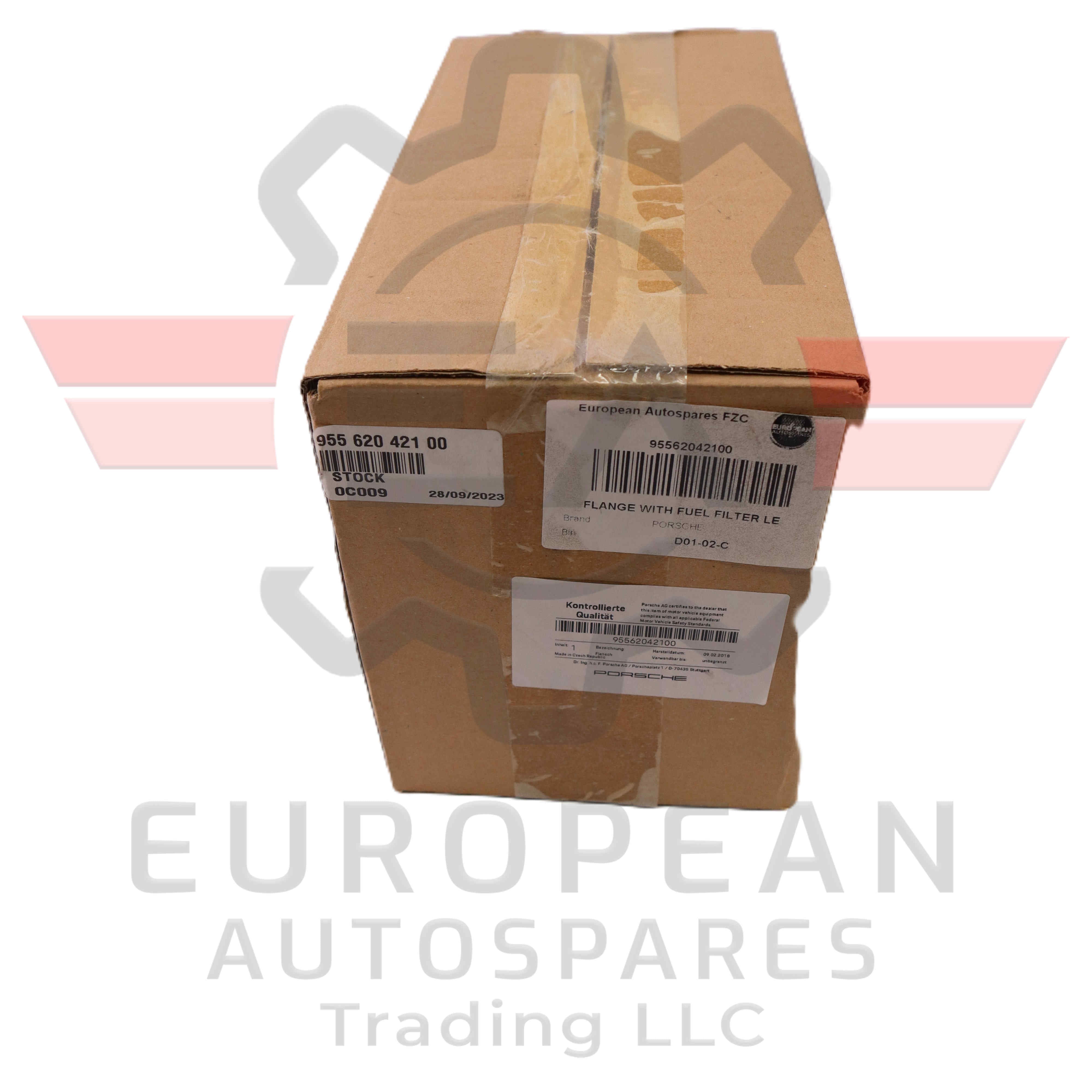 Porsche Fuel Filter Flange Assembly Left Side 95562042100 | Genuine OEM European Autospares Trading LLC
