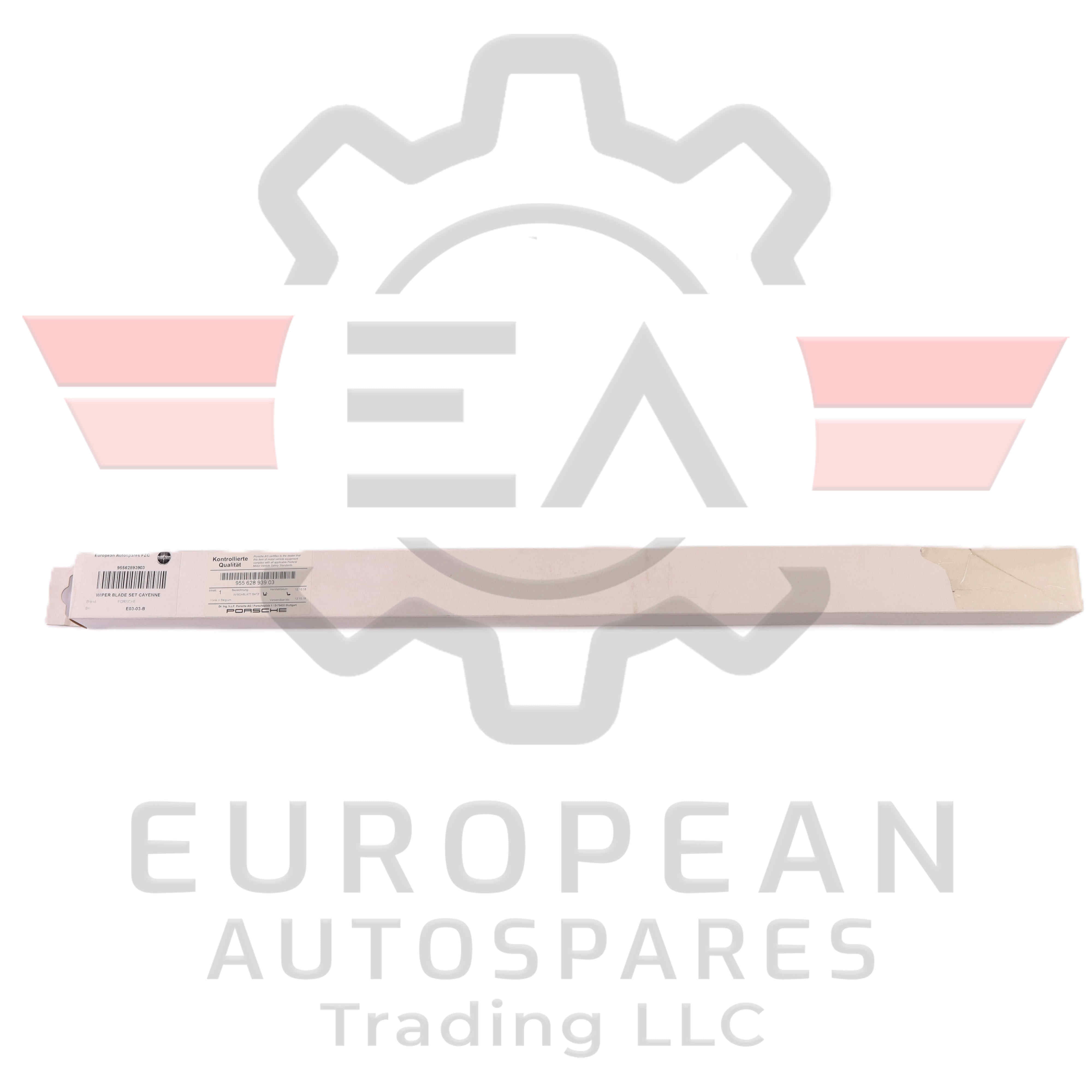 Porsche Cayenne Front Windshield Wiper Blade Set 95562893903 | Genuine OEM European Autospares Trading LLC