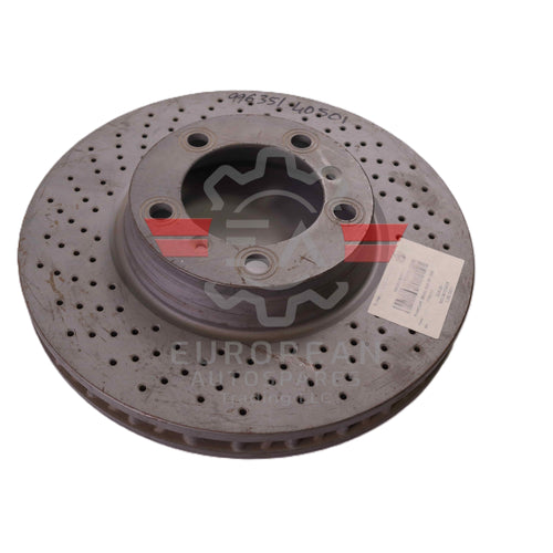 Disco de freno delantero izquierdo Porsche original 99635140501