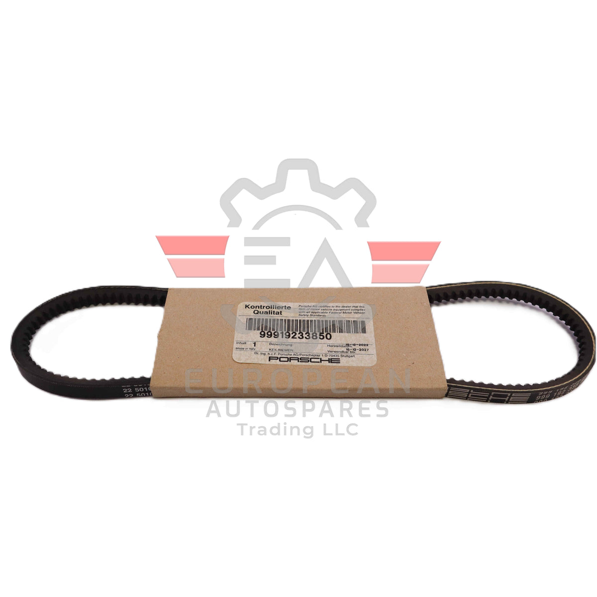 Genuine Porsche V Belt 99919233850