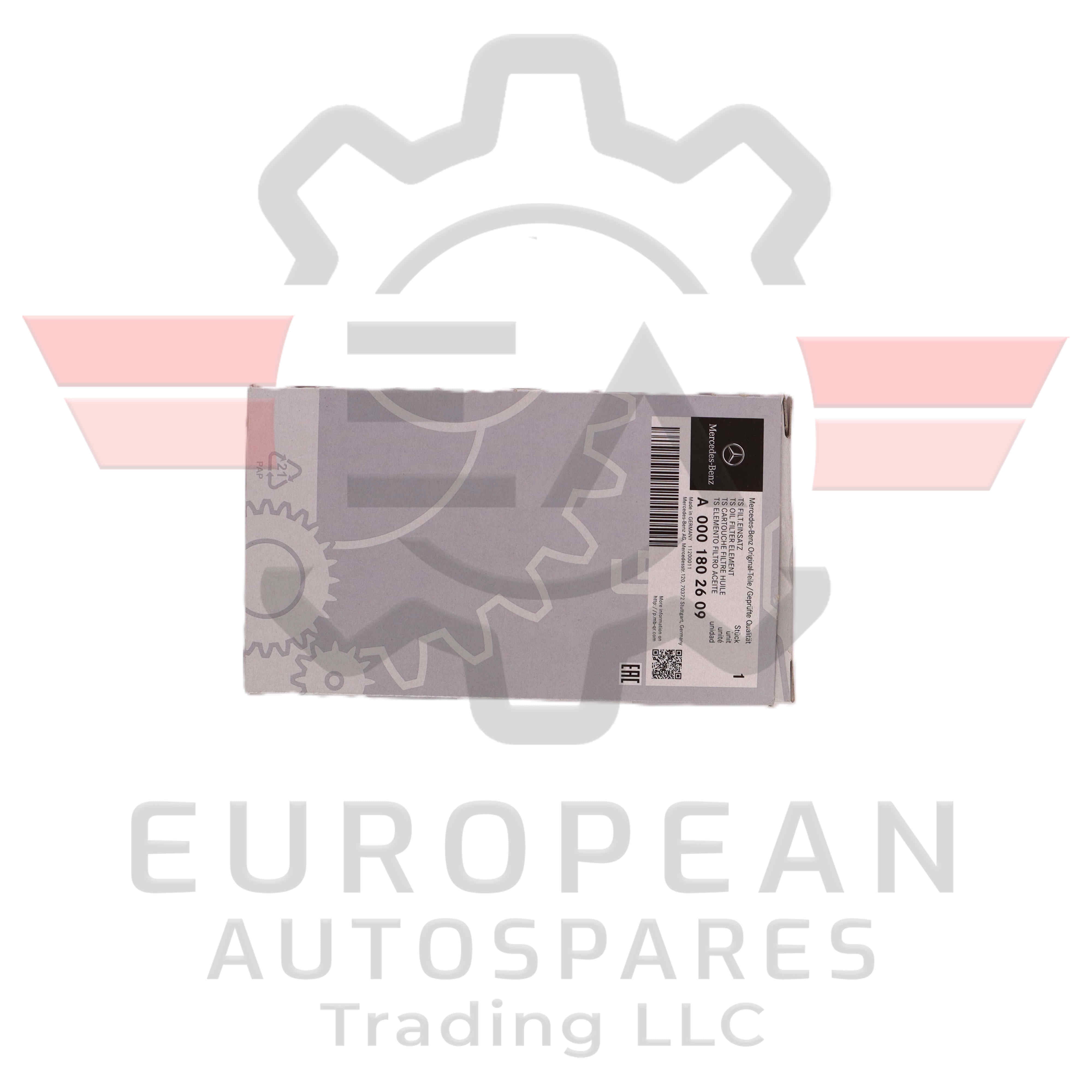 Genuine Mercedes Oil Filter A0001802609 European Autospares Trading LLC