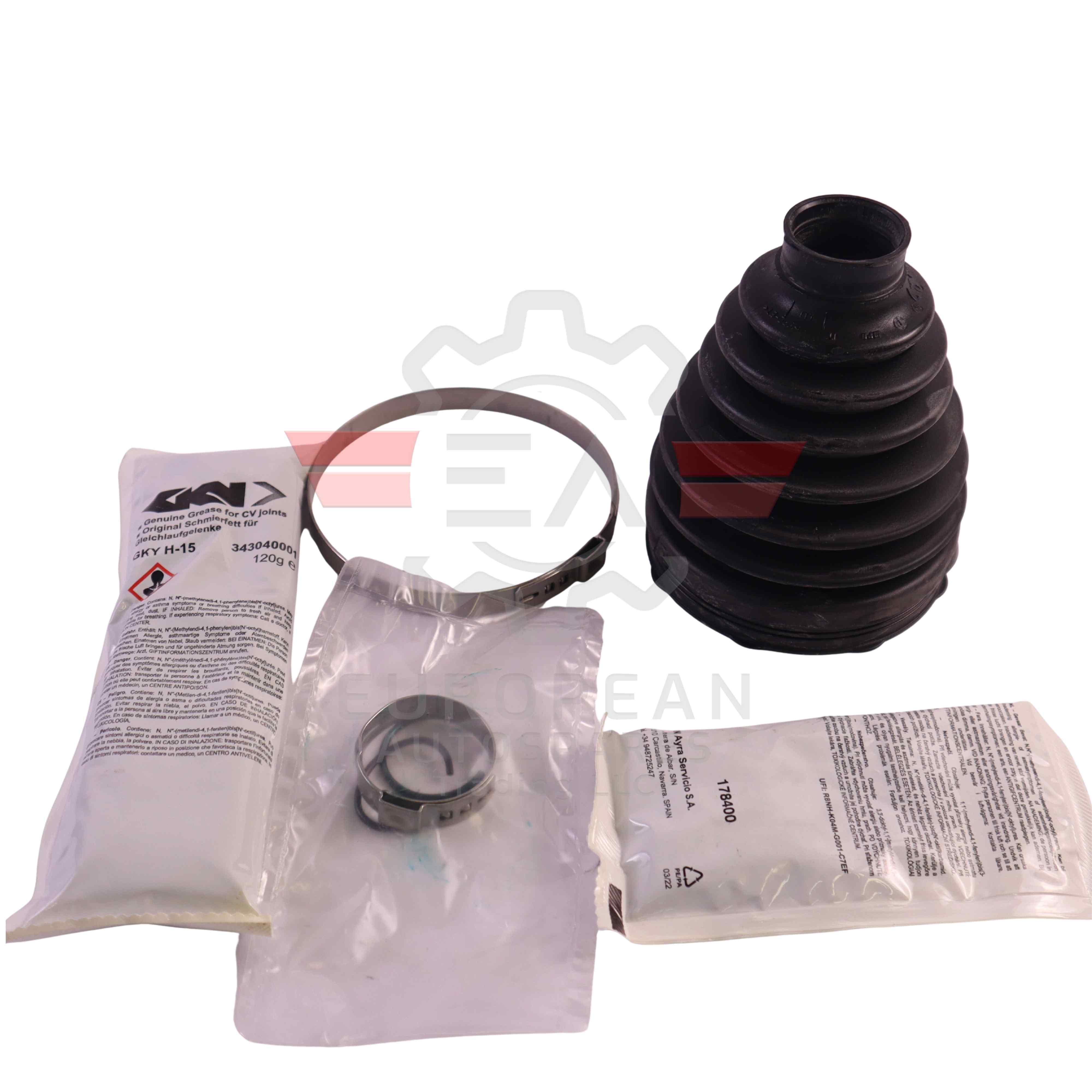 Land Rover Driveshaft CV Boot Repair Kit LR124708 | Genuine OEM European Autospares Trading LLC