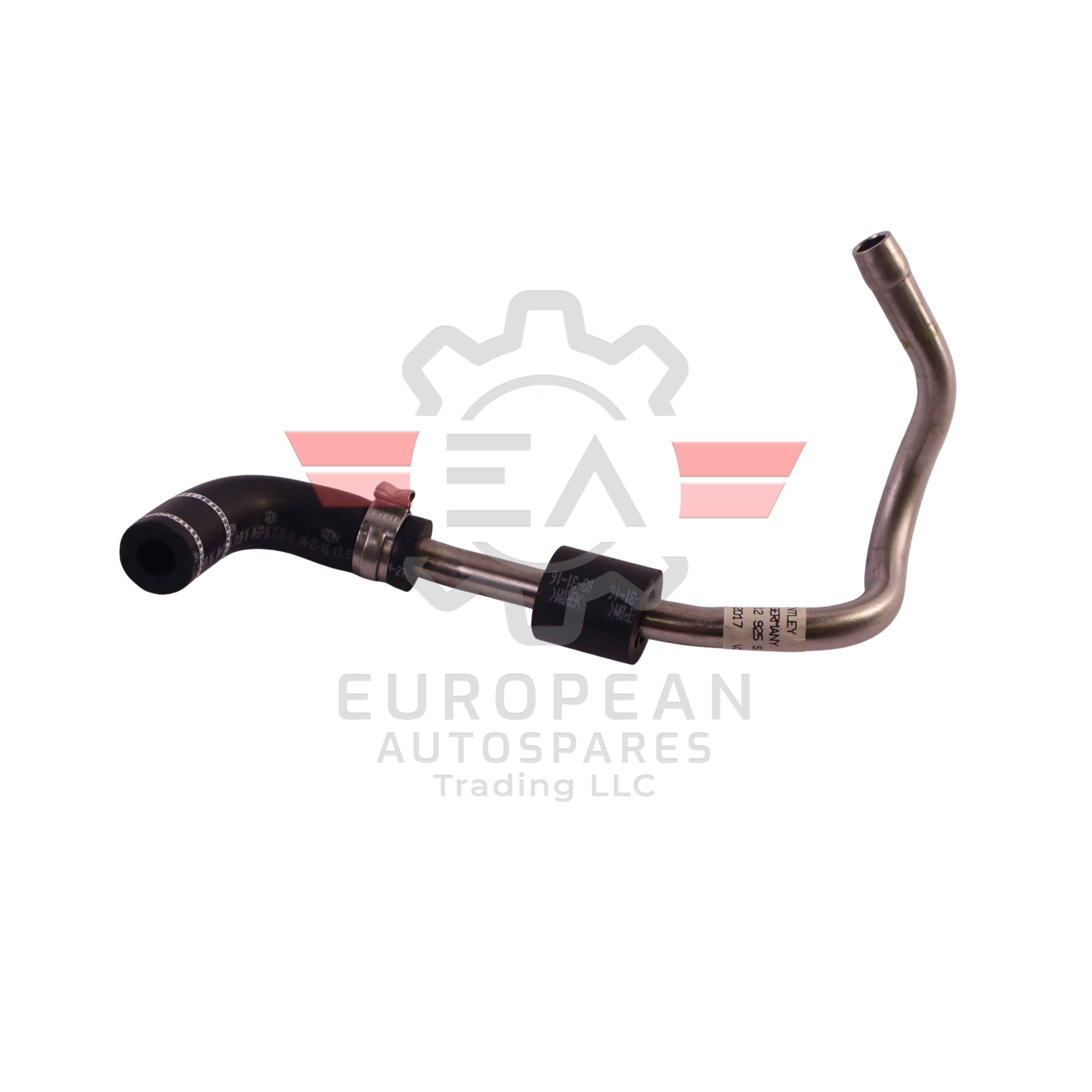 Genuine Bentley Brake System Vacuum Pipe Hose 3W0612925S European Autospares Trading LLC