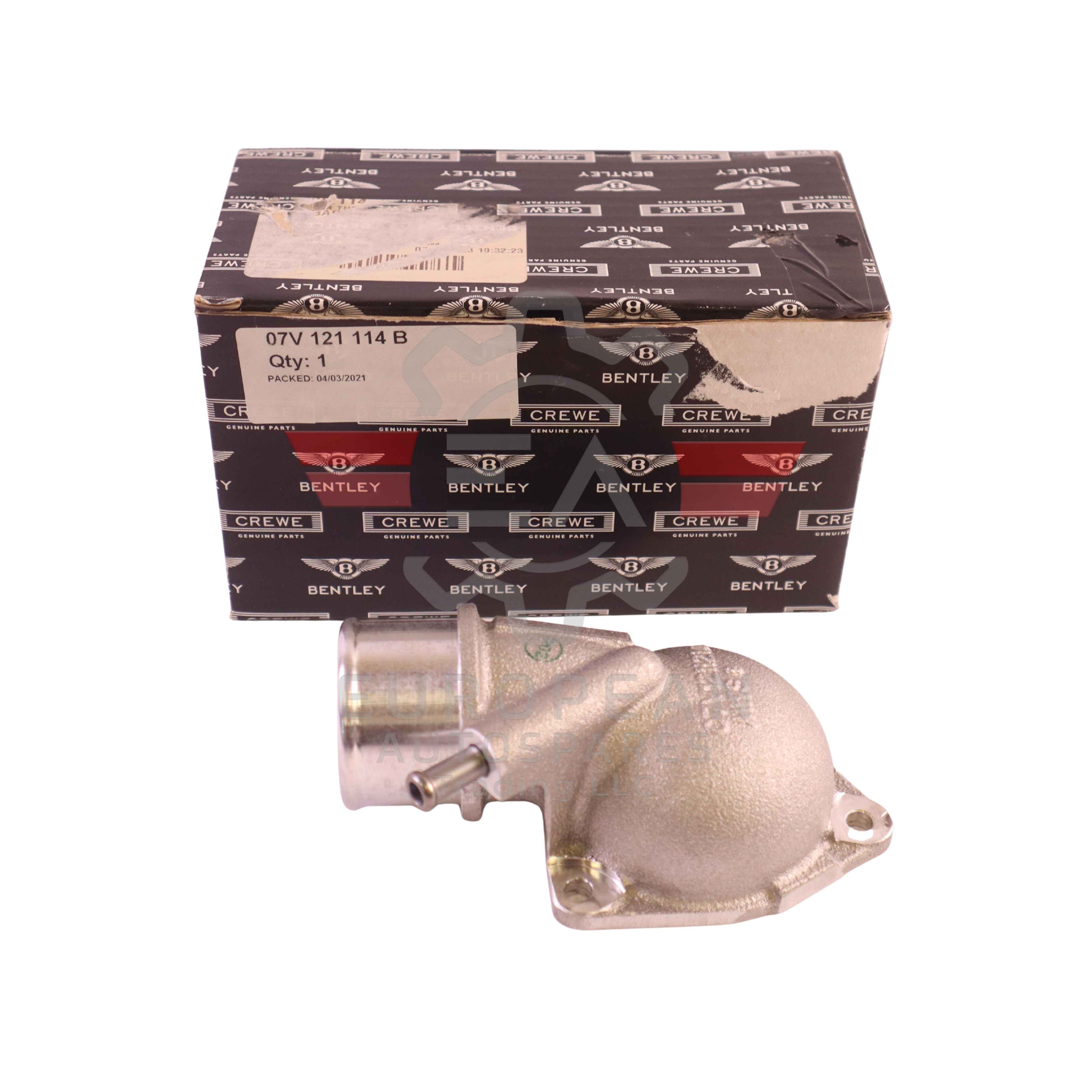 Genuine Bentley Engine Thermostat Housing Cover 07V121114B European Autospares Trading LLC