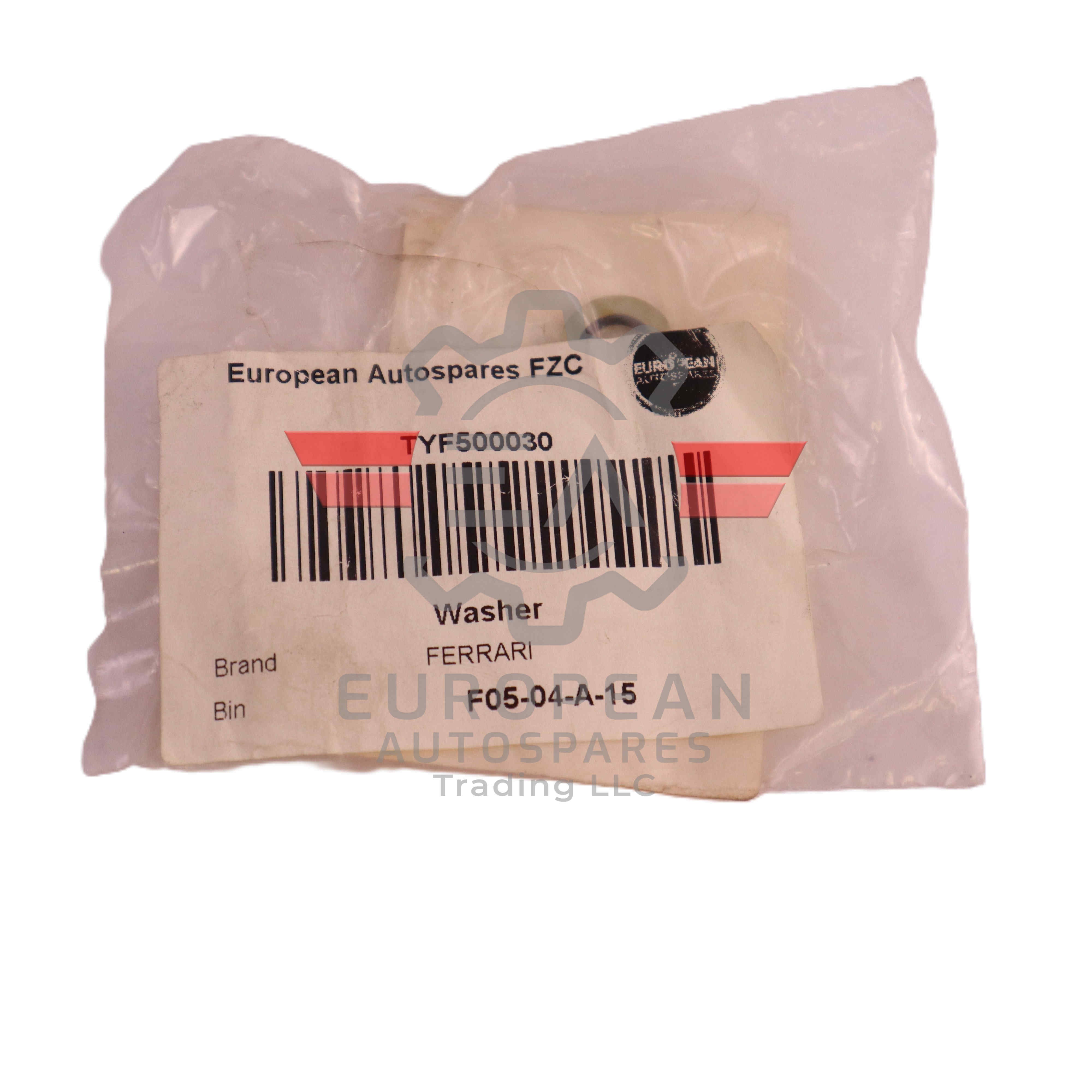 Ferrari Automotive Washer Fastener TYF500030 | Genuine OEM European Autospares Trading LLC