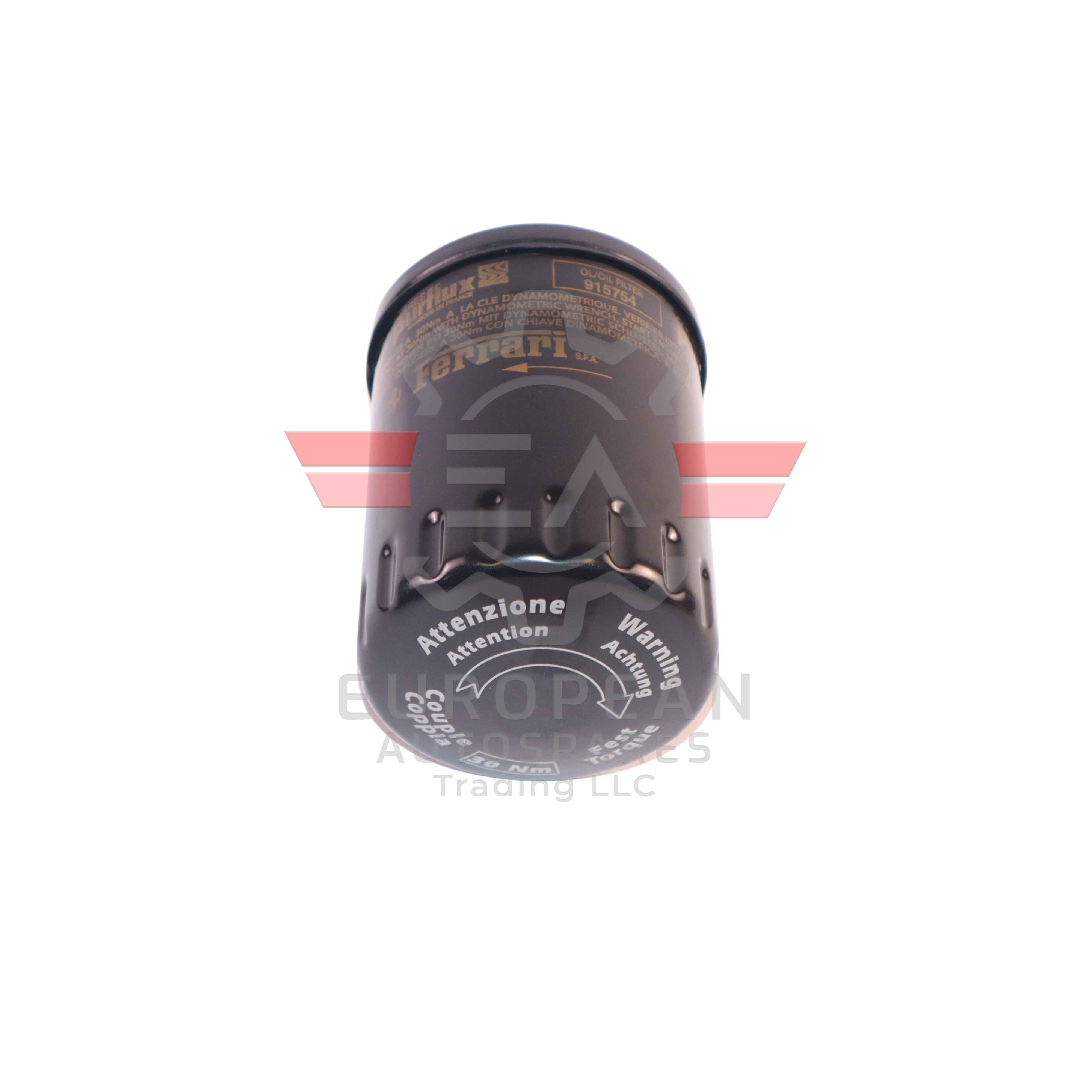 Genuine Ferrari Oil Filter Cartridge 915754 European Autospares Trading LLC