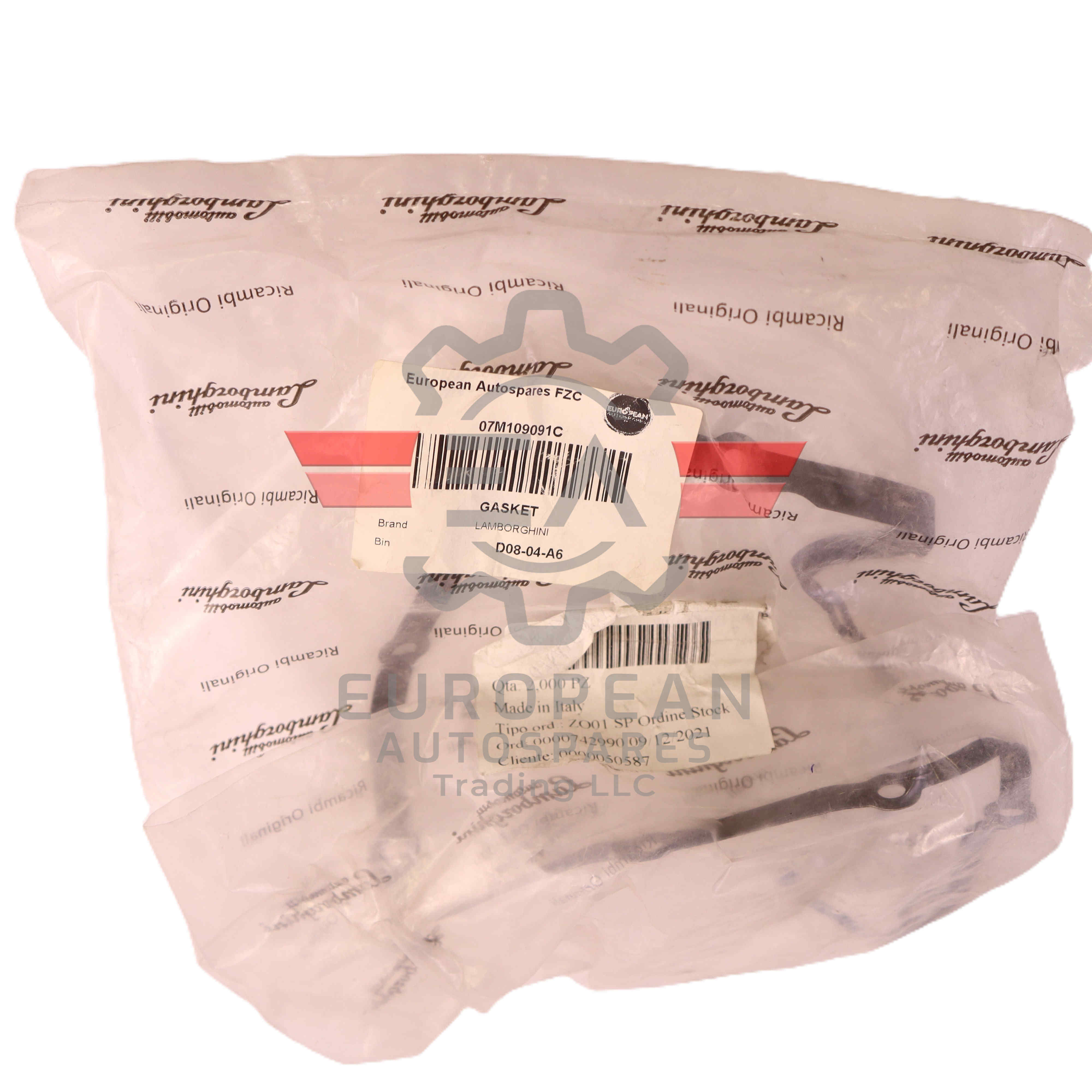 Genuine Lamborghini Cylinder Head Gasket 07M109091C - European Autospares Trading LLC