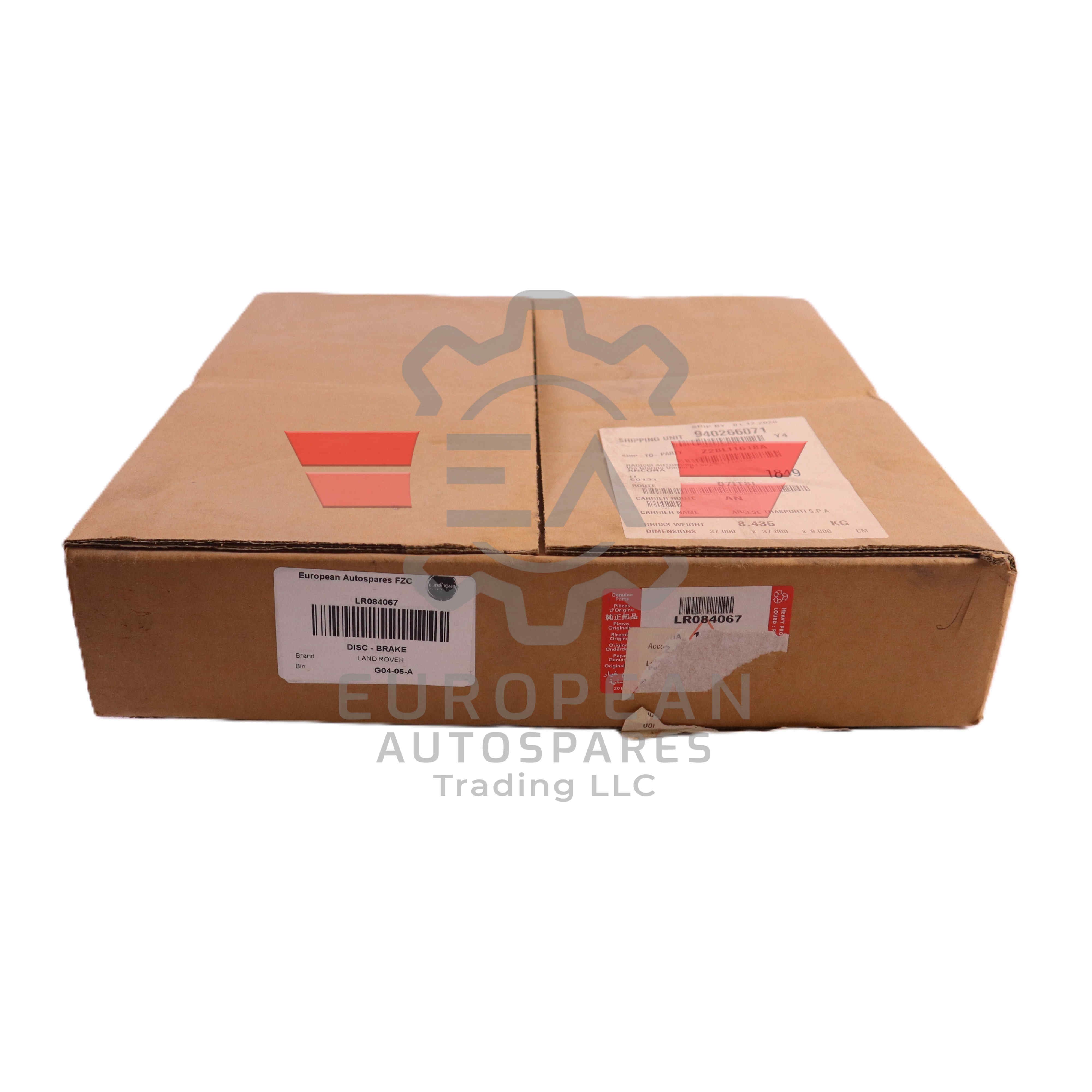Land Rover Brake Disc Rotor LR084067 | Genuine OEM European Autospares Trading LLC