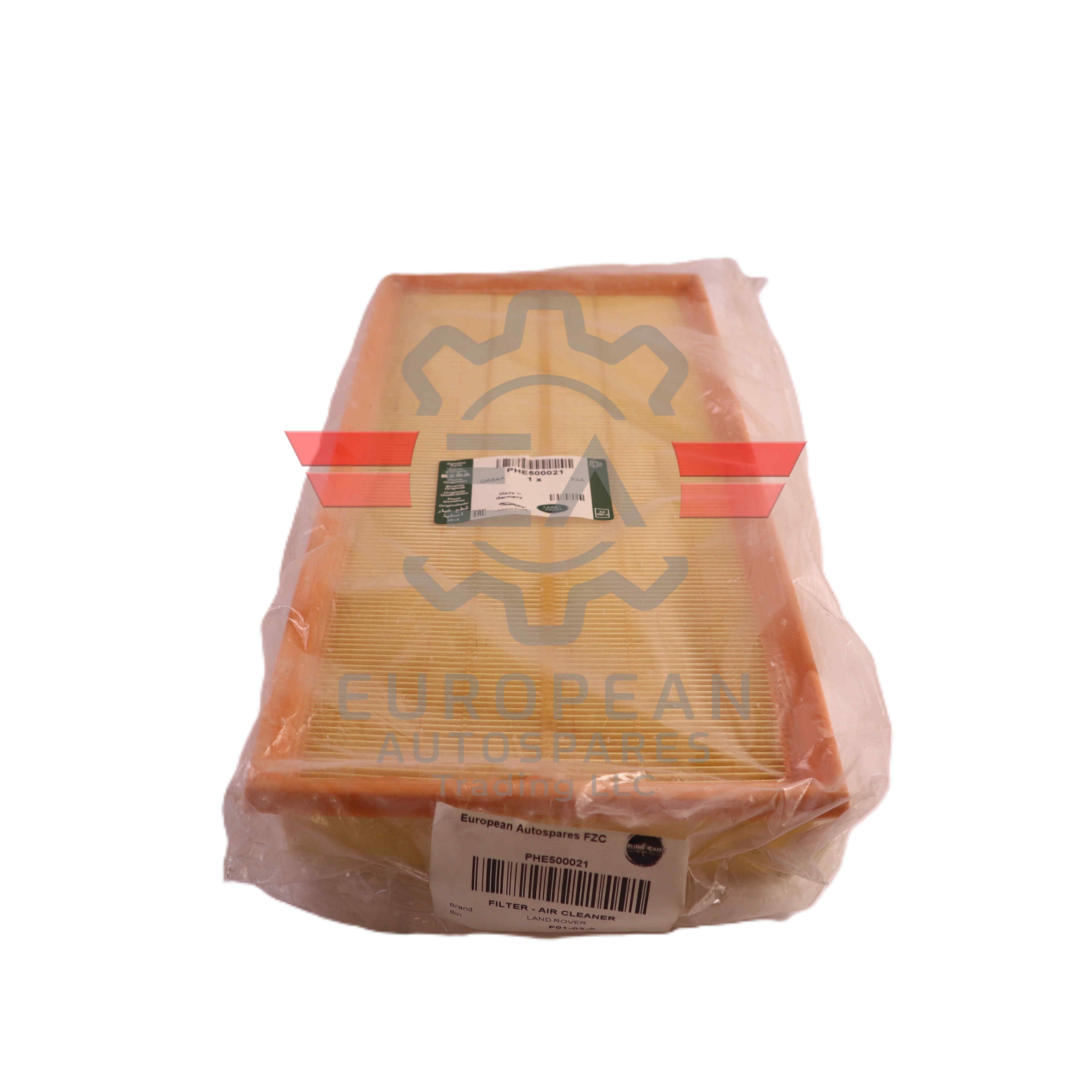 Land Rover Engine Air Filter Cleaner Element PHE500021 | Genuine OEM European Autospares Trading LLC