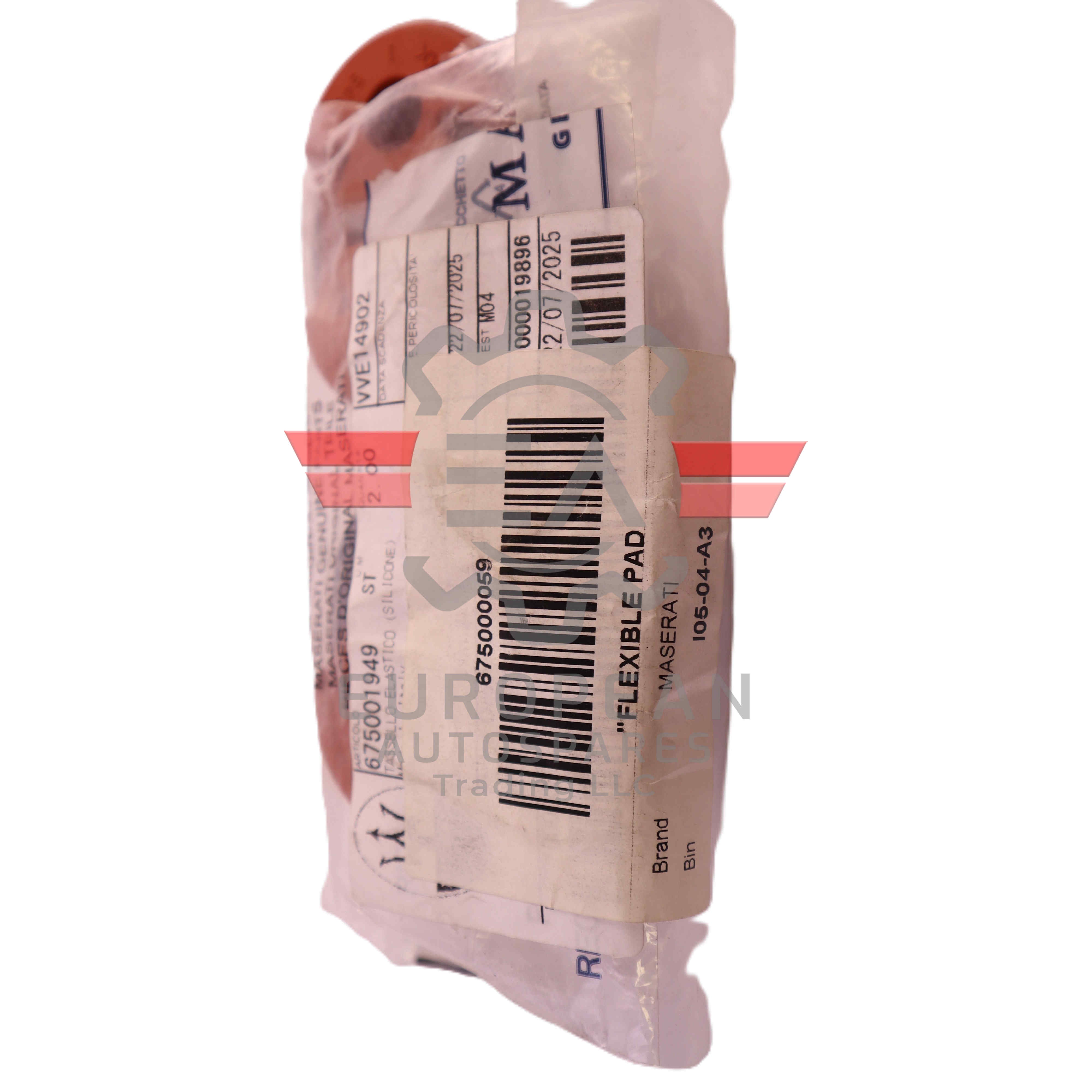 Genuine Maserati Flexible Pad 675000059 - European Autospares Trading LLC