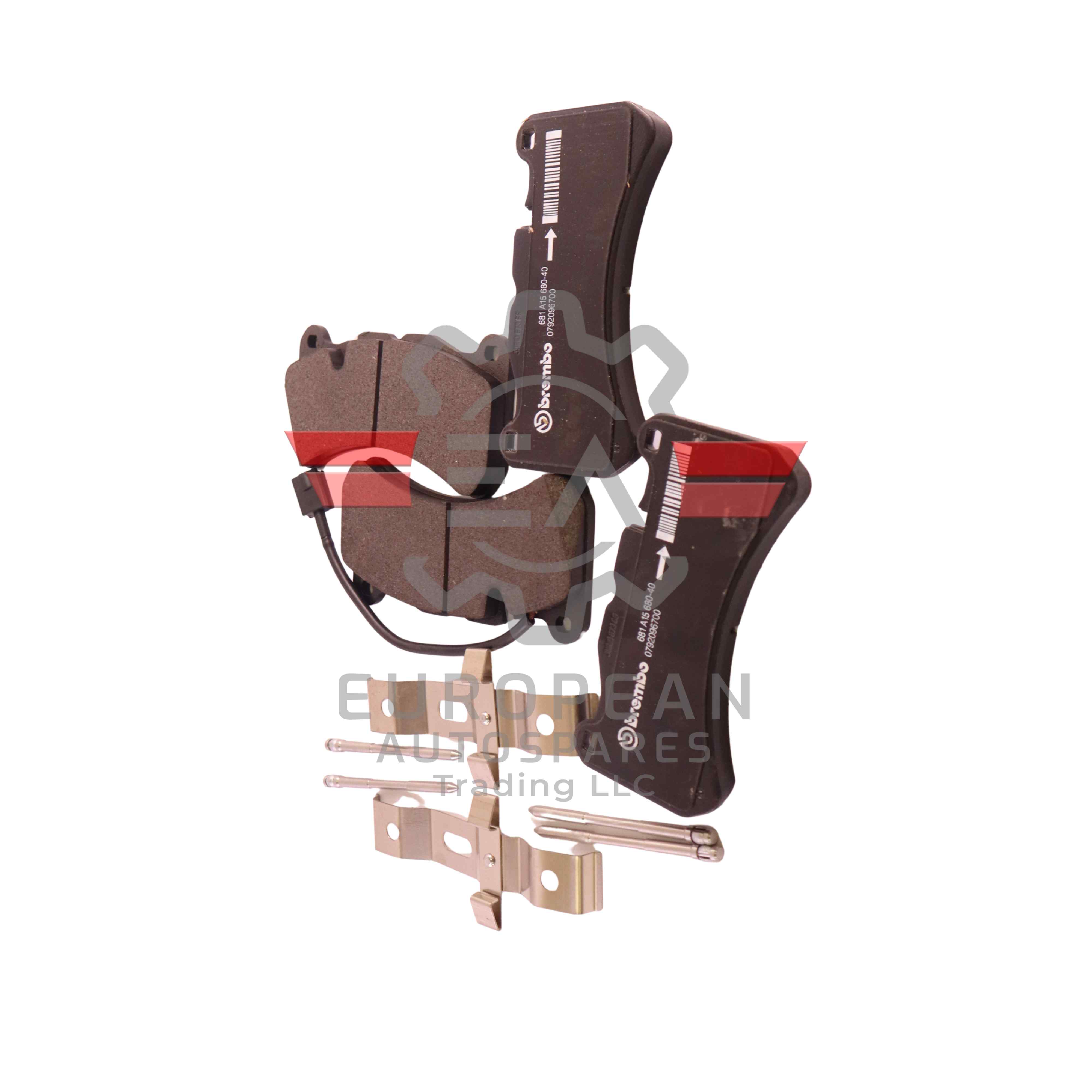 Maserati Front Axle Brake Pads Set 980139070A | Genuine OEM European Autospares Trading LLC
