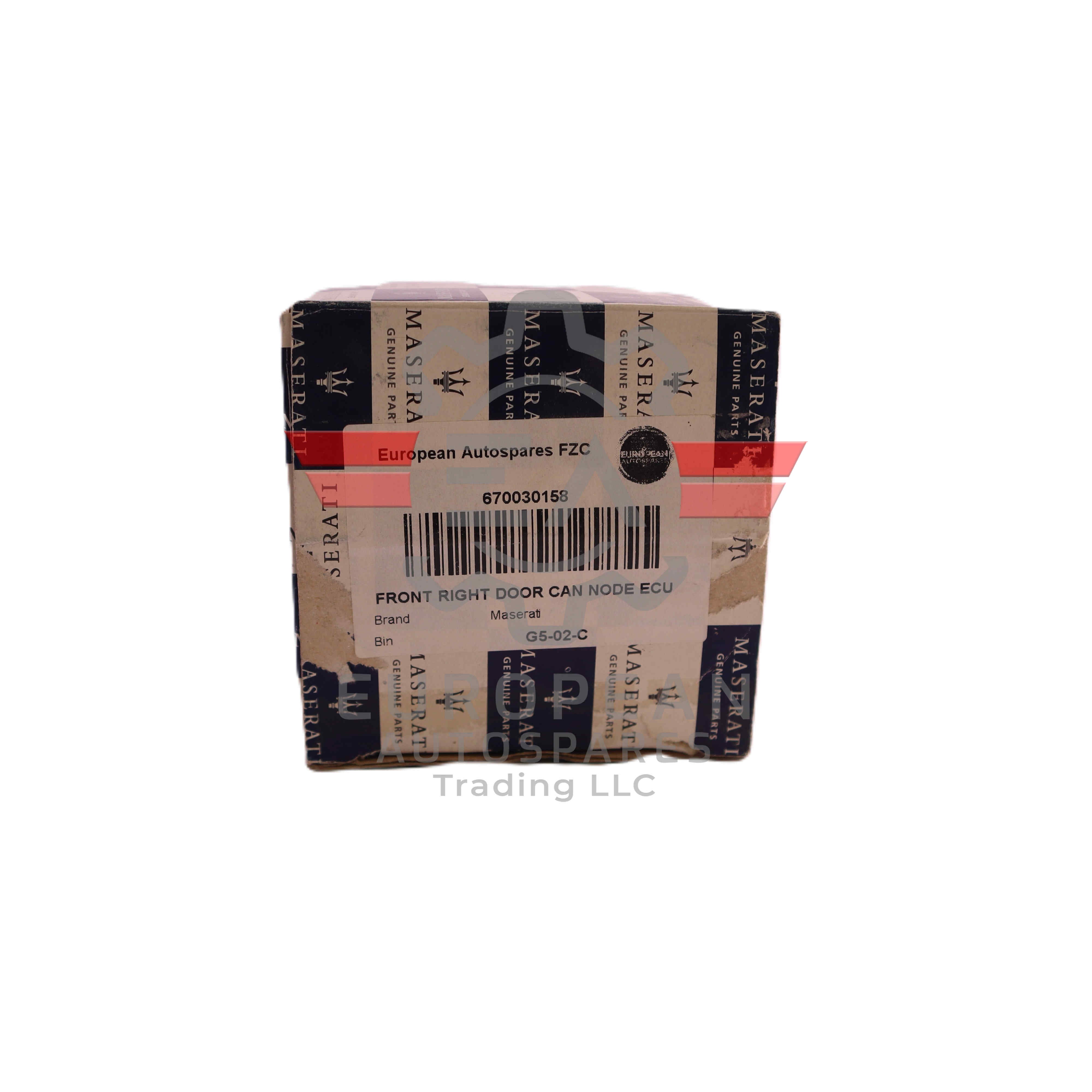 Maserati Front Right Door Control Module ECU 670030158 | Genuine OEM European Autospares Trading LLC