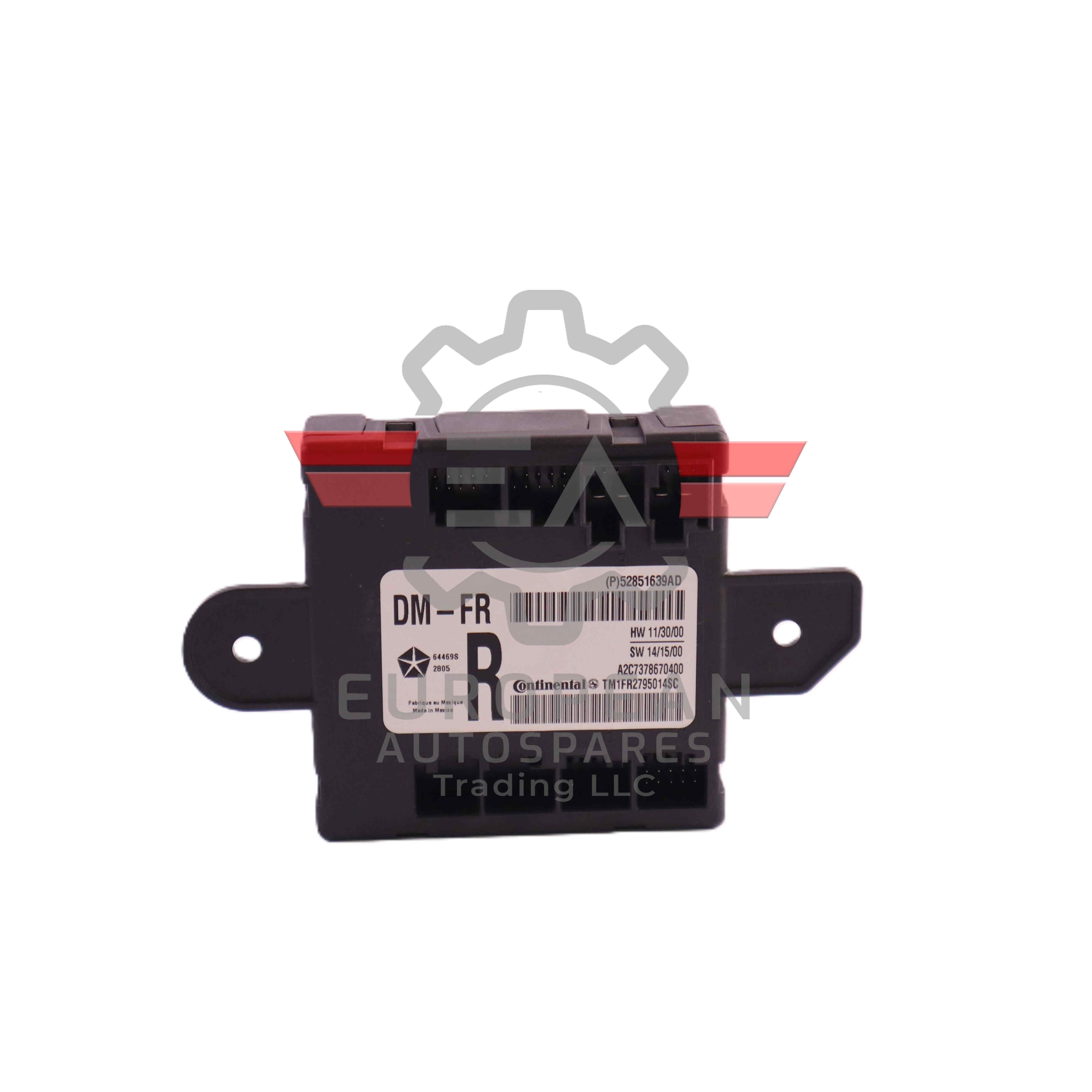 Maserati Front Right Door Control Module ECU 670030158 | Genuine OEM European Autospares Trading LLC