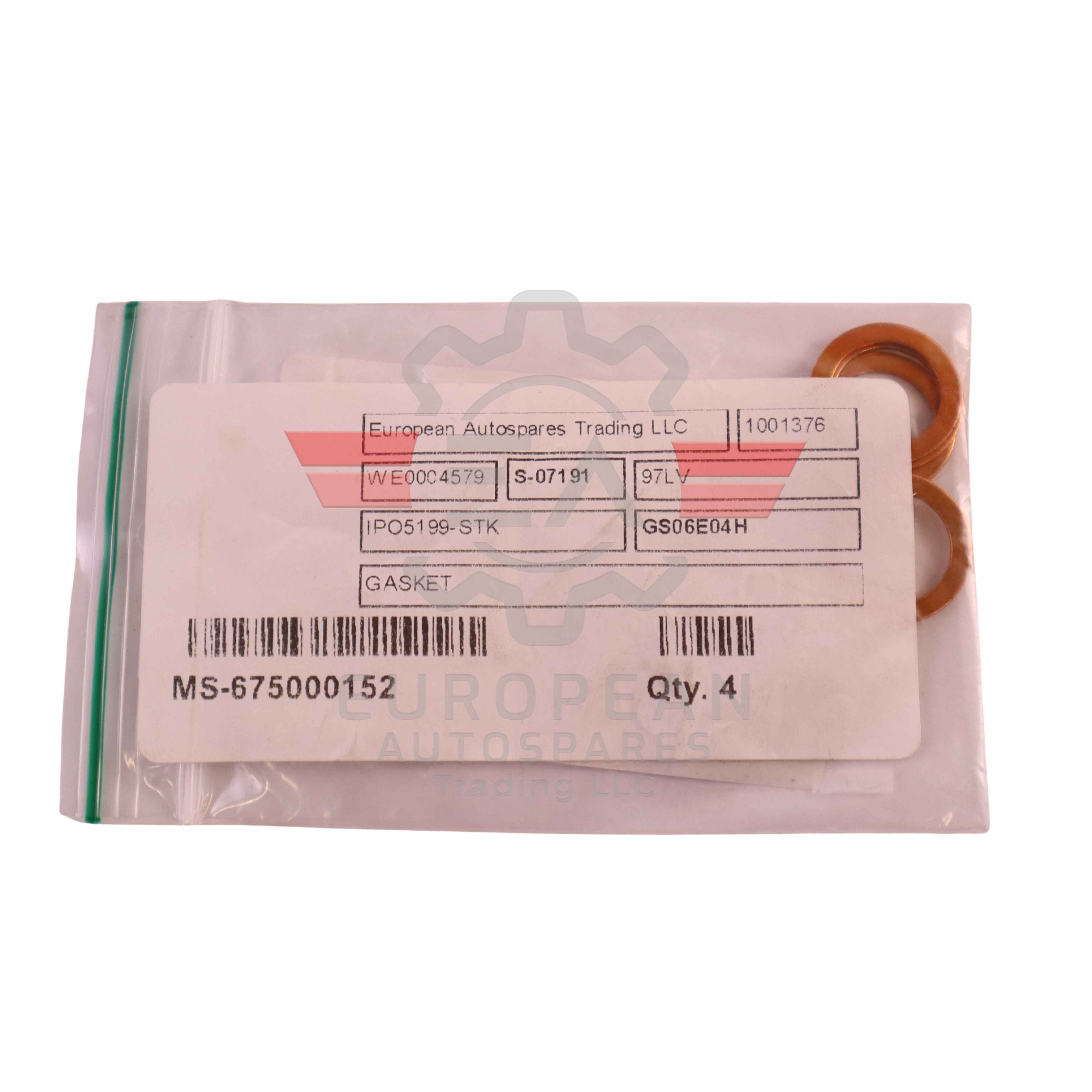 Genuine Maserati Gasket 675000152 European Autospares Trading LLC