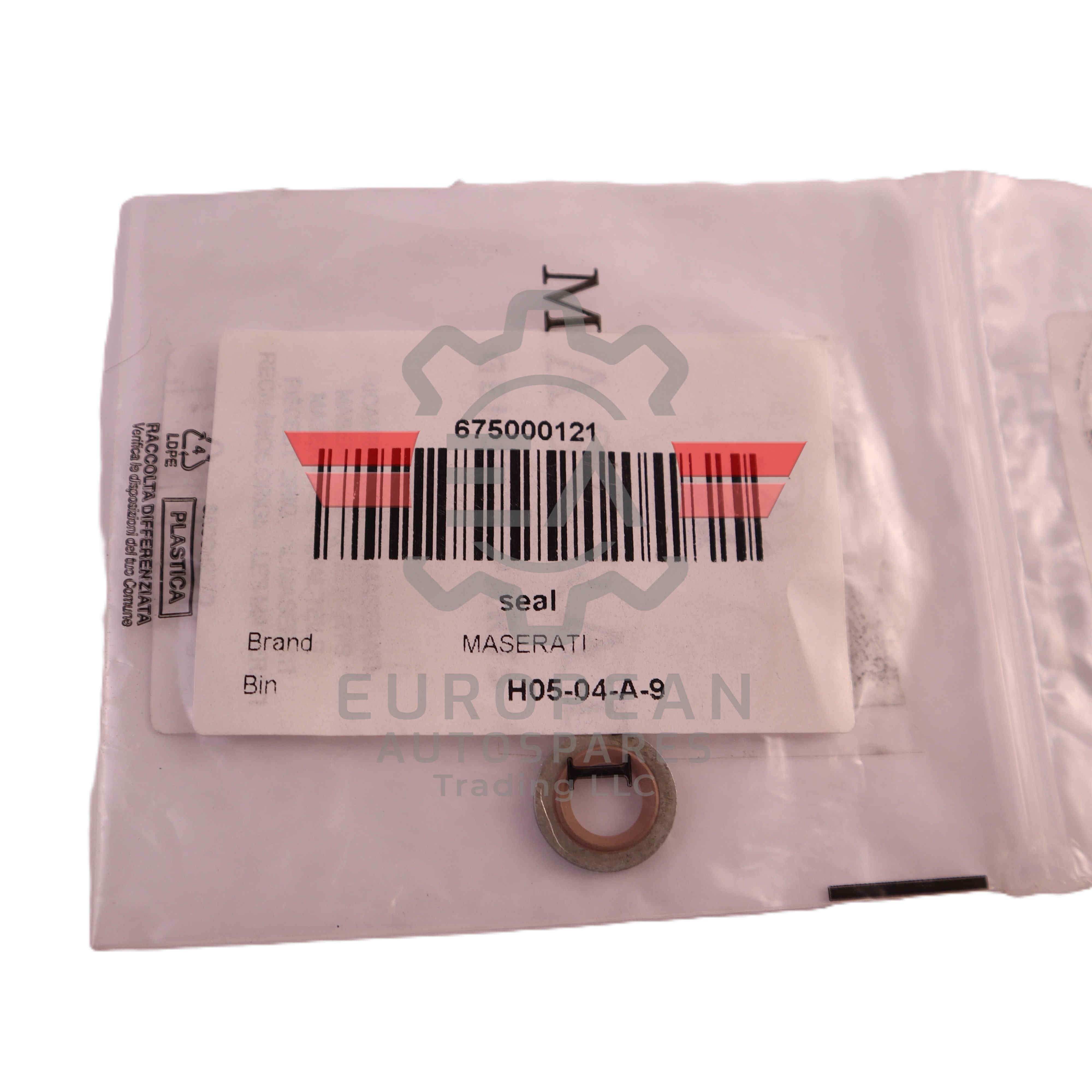Genuine Maserati O-Ring 3/8 Seal 675000121 - European Autospares Trading LLC