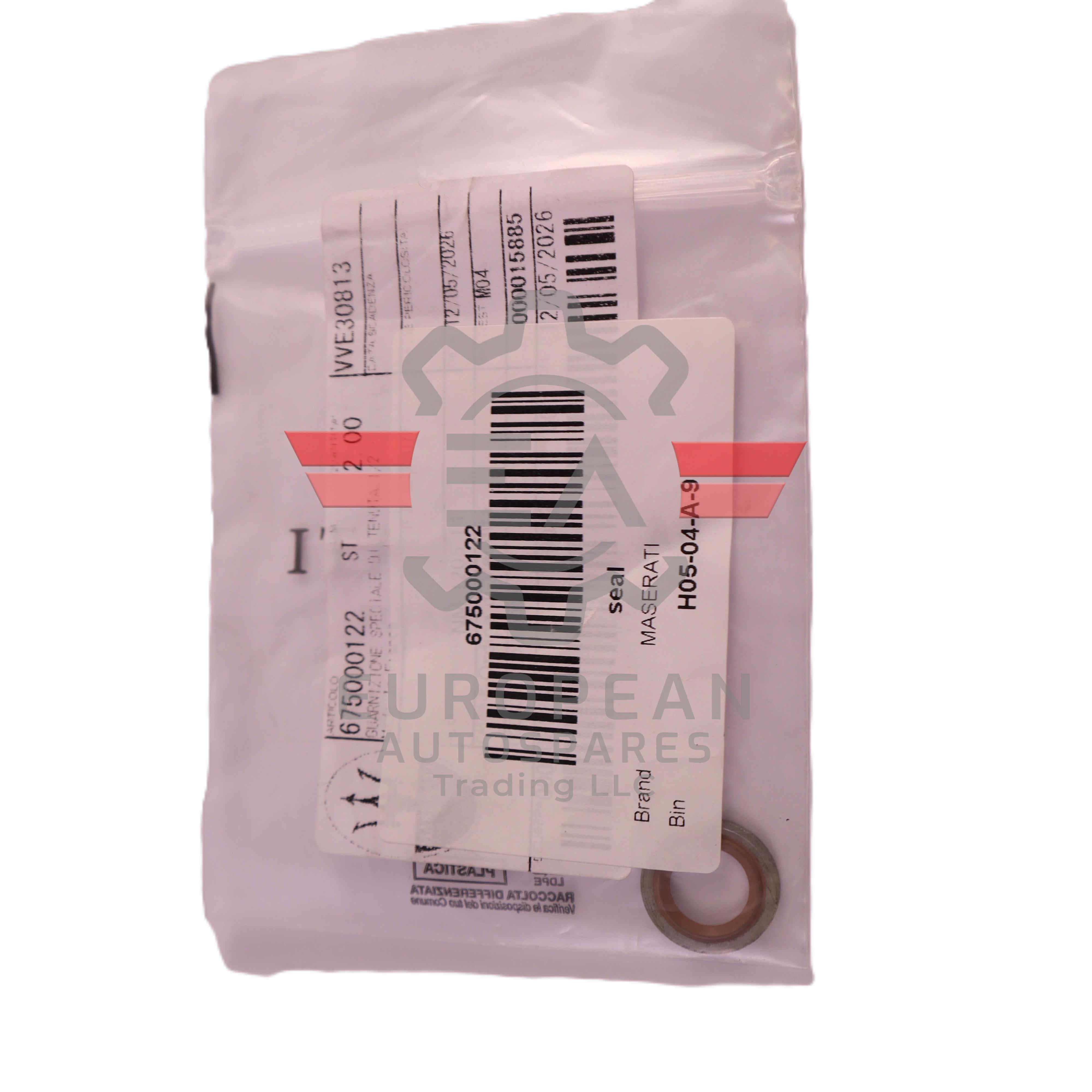 Genuine Maserati O-ring 1/2" a/c Seal 675000122 - European Autospares Trading LLC