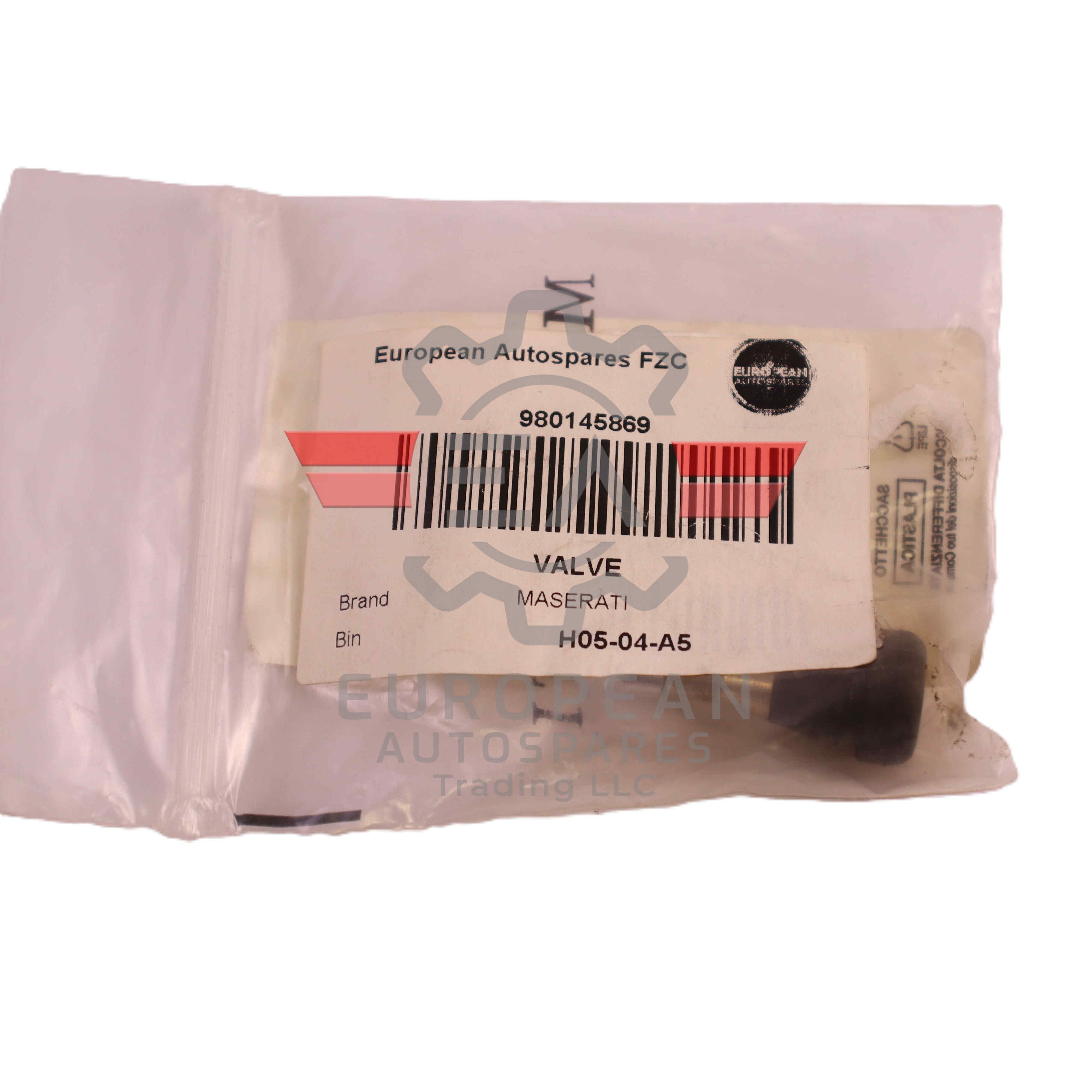 Genuine Maserati Tire Valve 980145869 - European Autospares Trading LLC