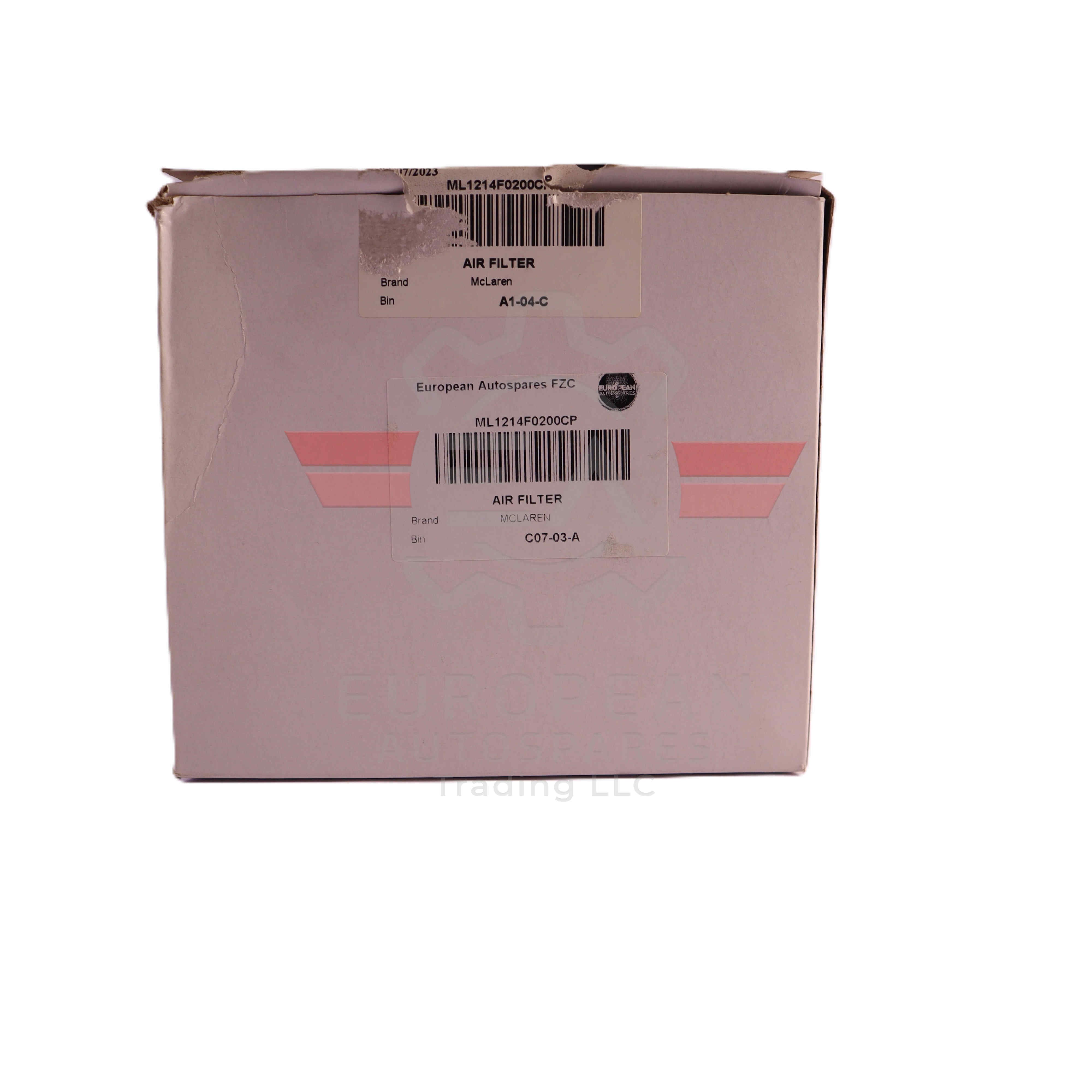 McLaren Engine Air Filter Element ML1214F0200CP | Genuine OEM European Autospares Trading LLC