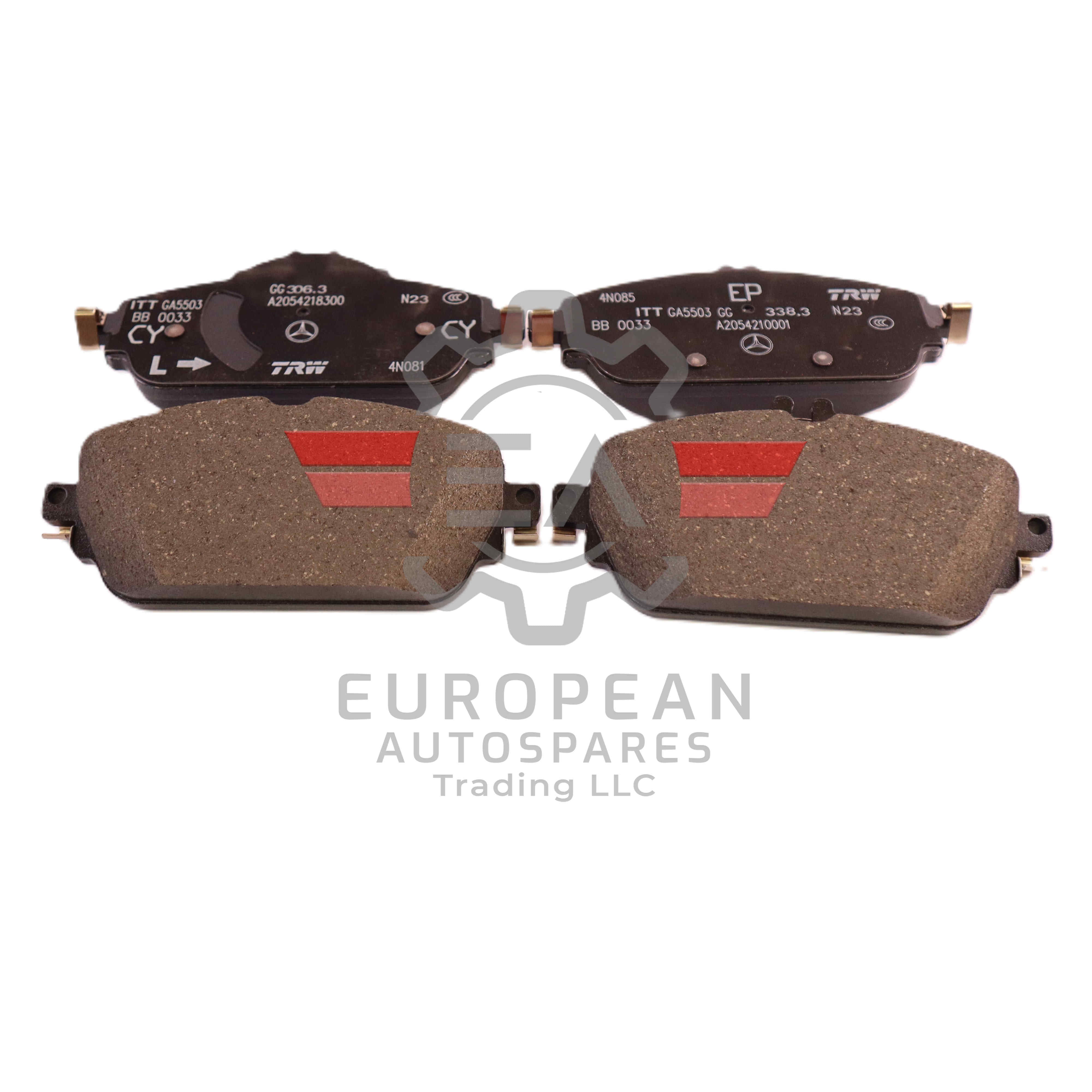 Mercedes-Benz Front Brake Pads Set A0004208903 | Genuine OEM European Autospares Trading LLC
