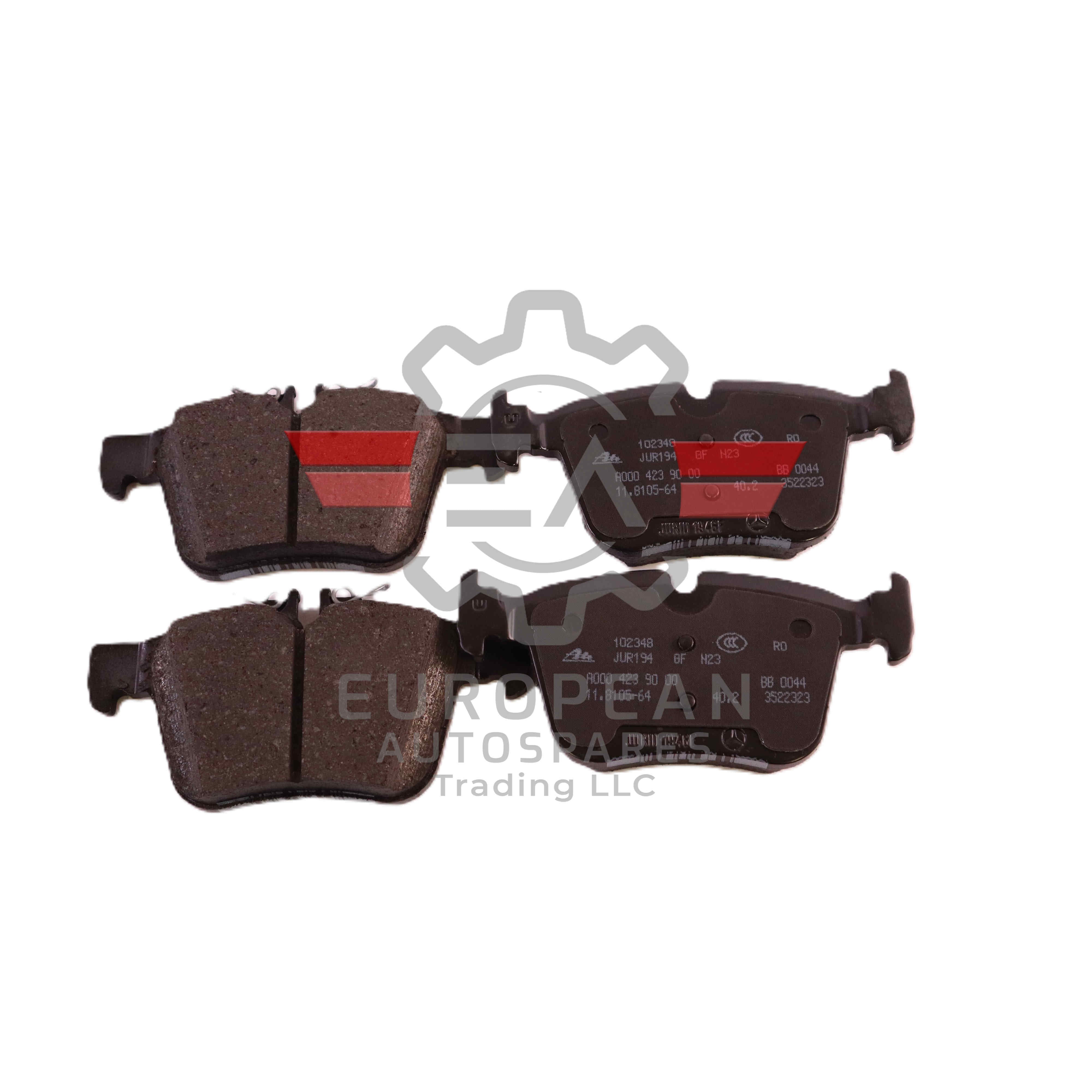 Mercedes-Benz Rear Brake Pads Set A0004209403 | Genuine OEM European Autospares Trading LLC