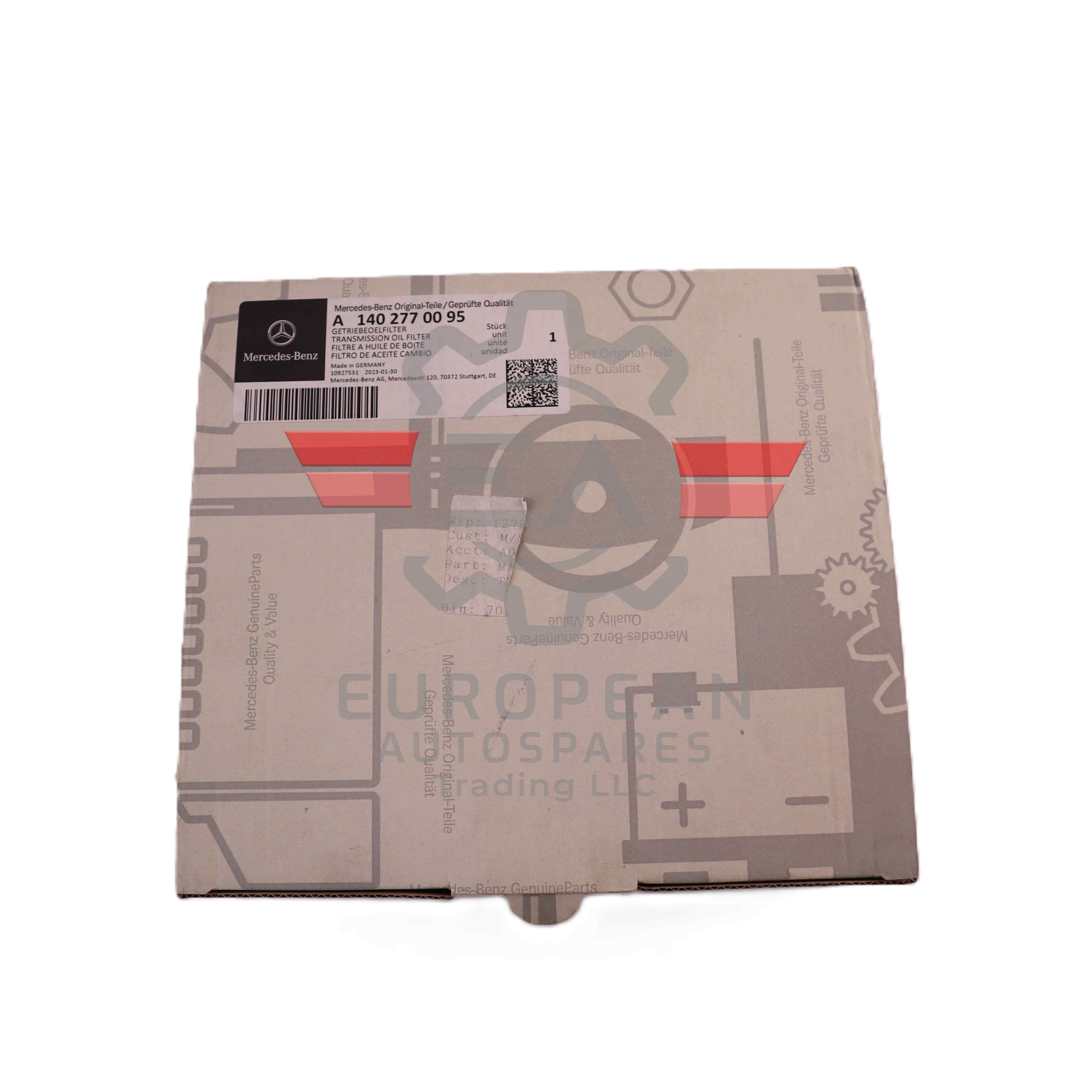 Mercedes-Benz Transmission Oil Filter Element A1402770095 | Genuine OEM European Autospares Trading LLC