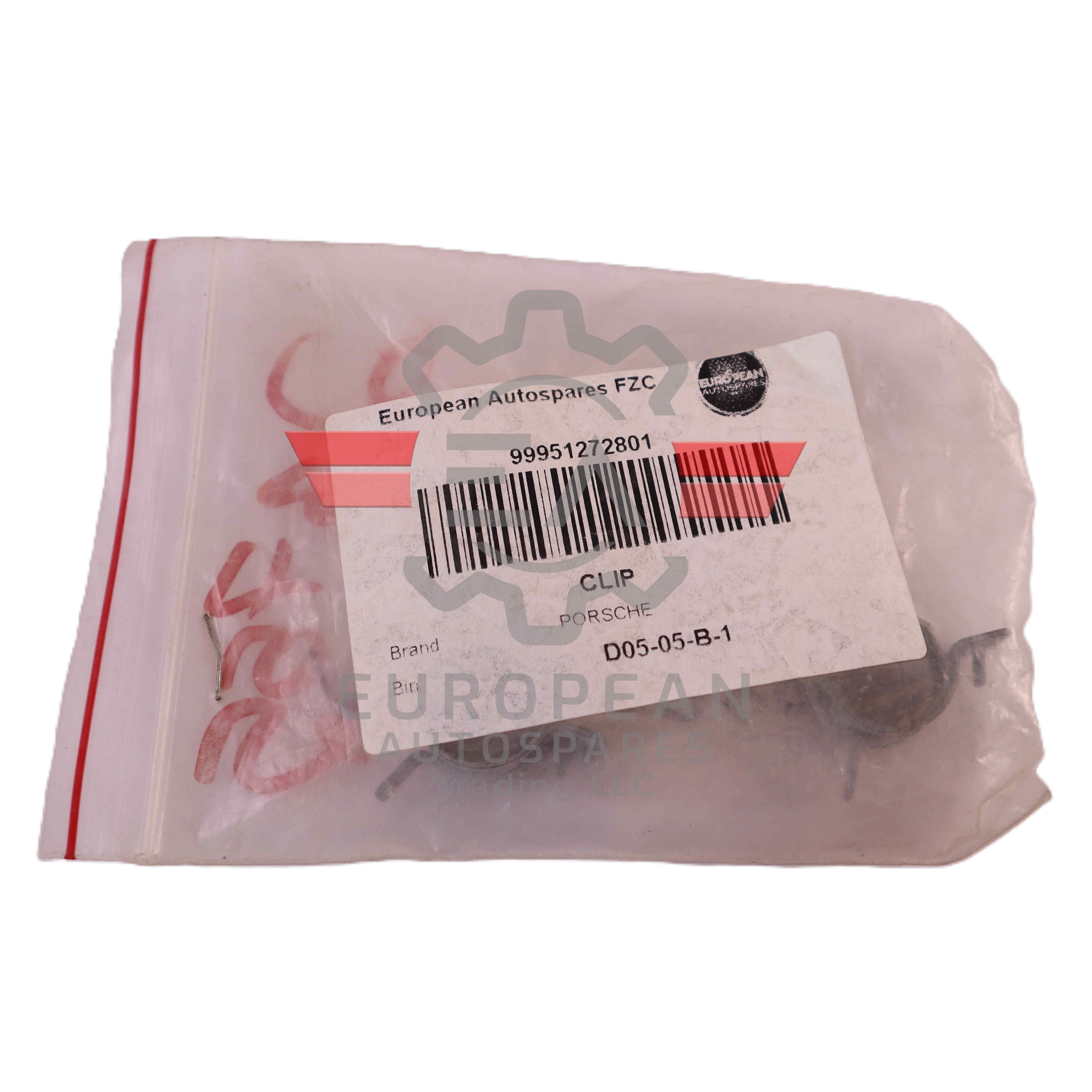 Porsche Body Retaining Clip Fastener 99951272801 | Genuine OEM European Autospares Trading LLC