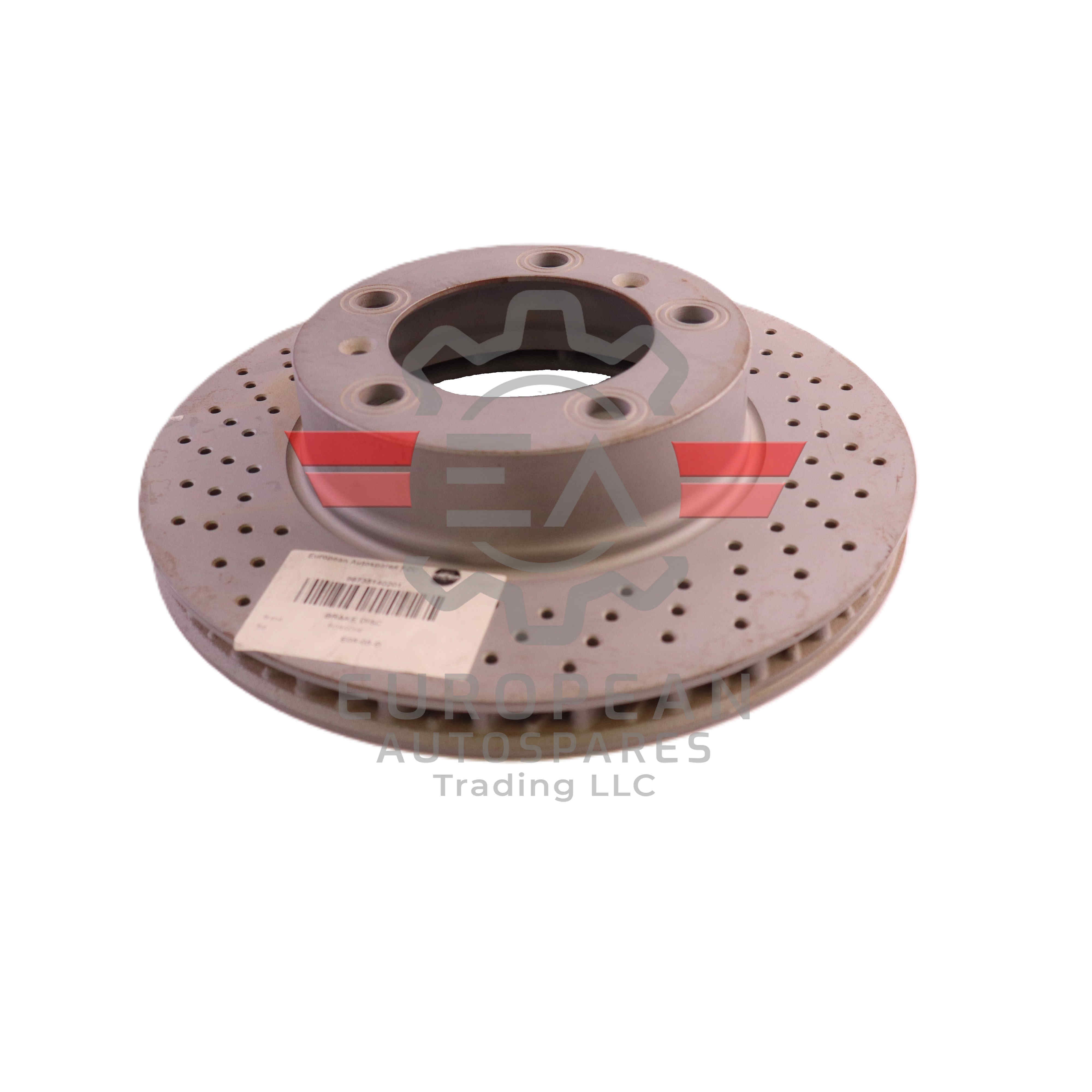 Porsche Brake Disc Rotor Front Axle 98735140201 | Genuine OEM European Autospares Trading LLC