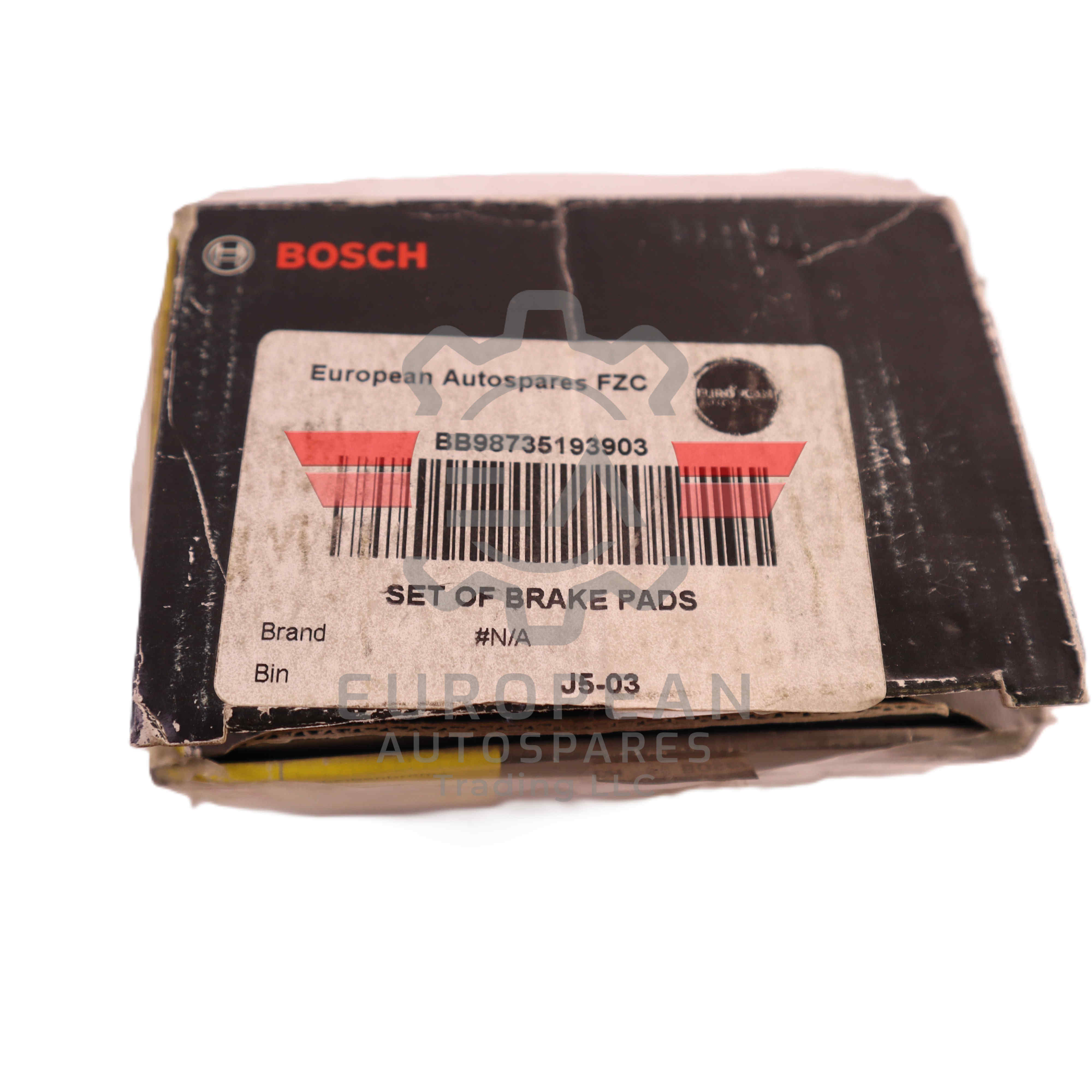 Porsche Brake Pads Set 98735193903 | Genuine OEM European Autospares Trading LLC