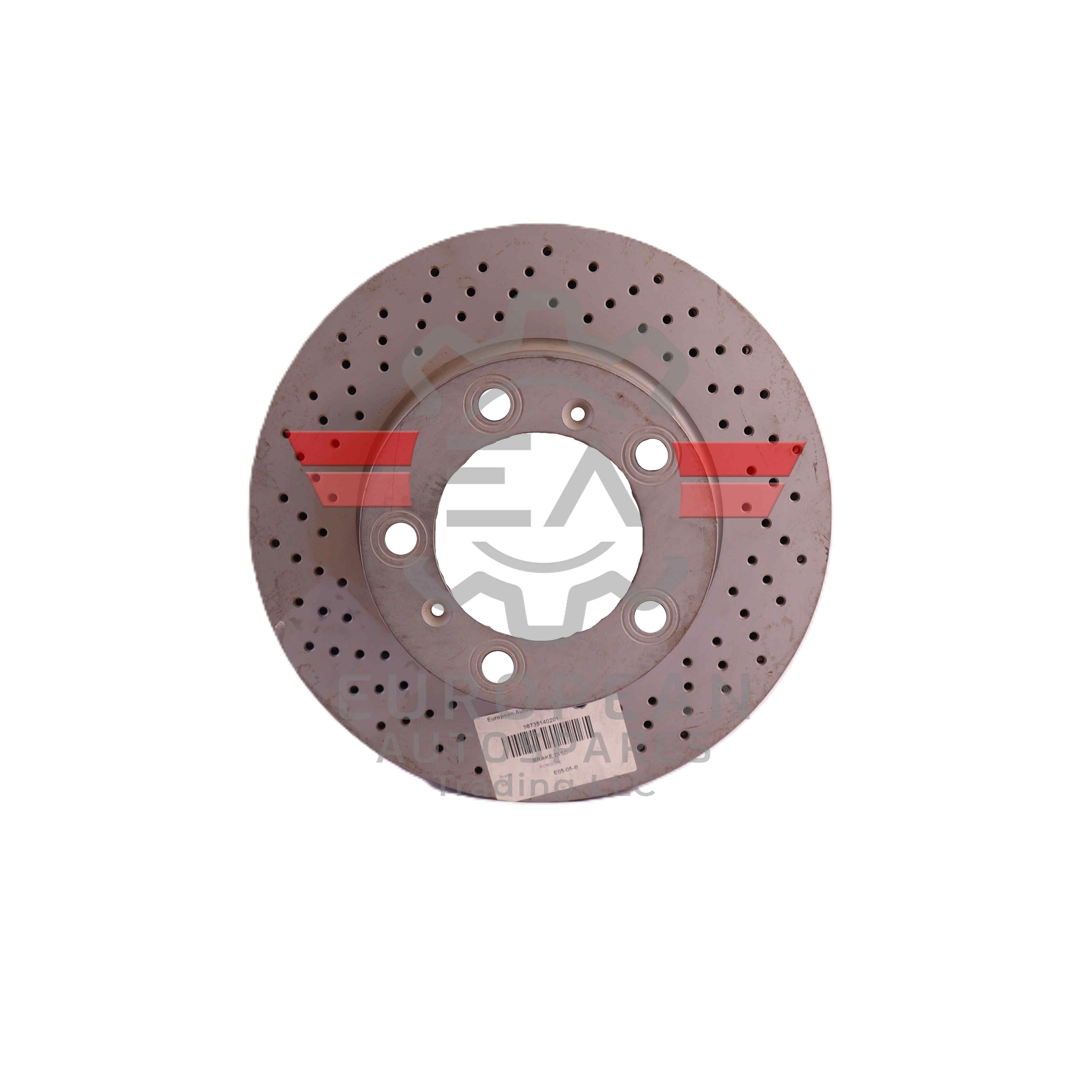 Porsche Brake Disc Rotor Front Axle 98735140201 | Genuine OEM European Autospares Trading LLC