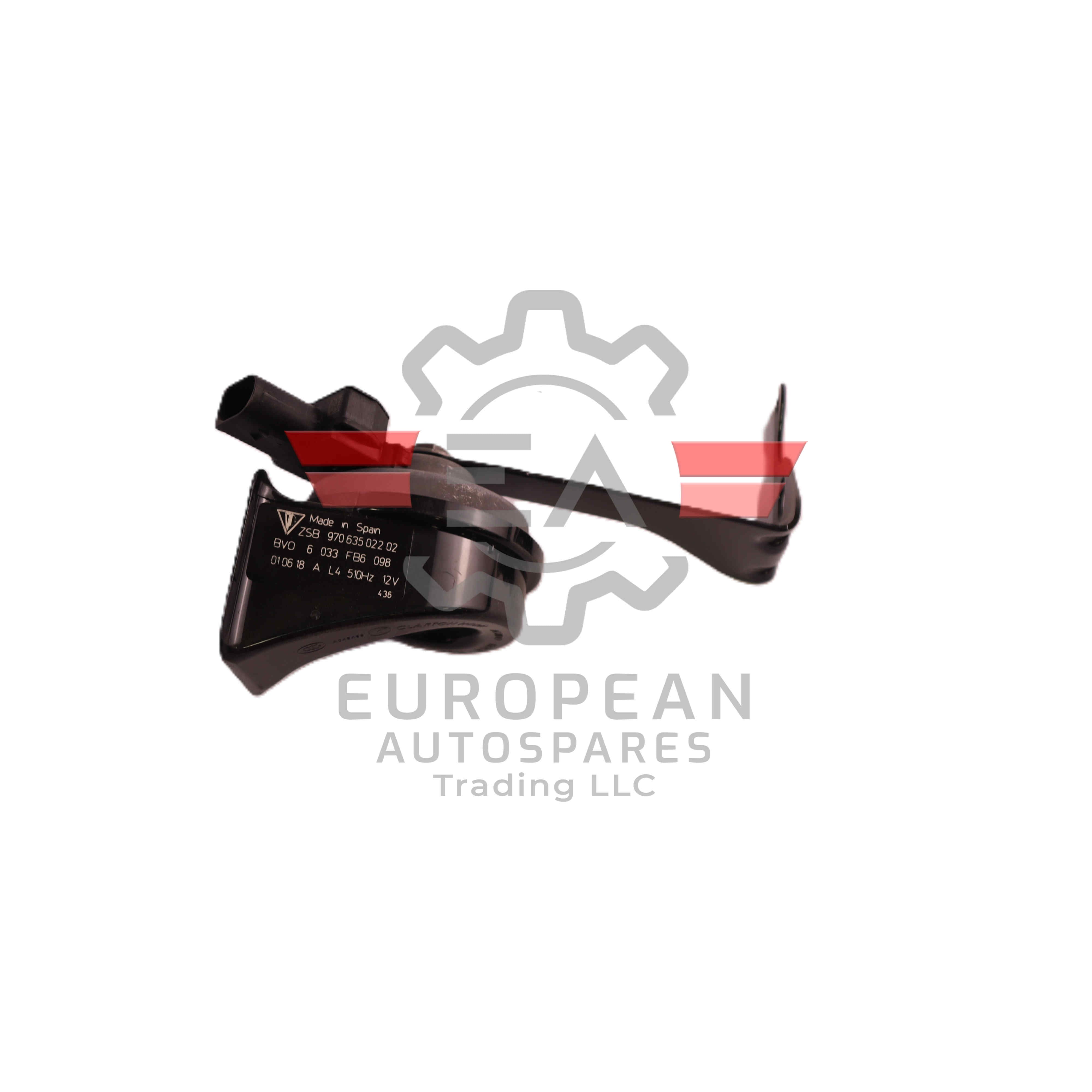 Porsche Electrical Horn Fanfare Unit 97063502202 | Genuine OEM European Autospares Trading LLC