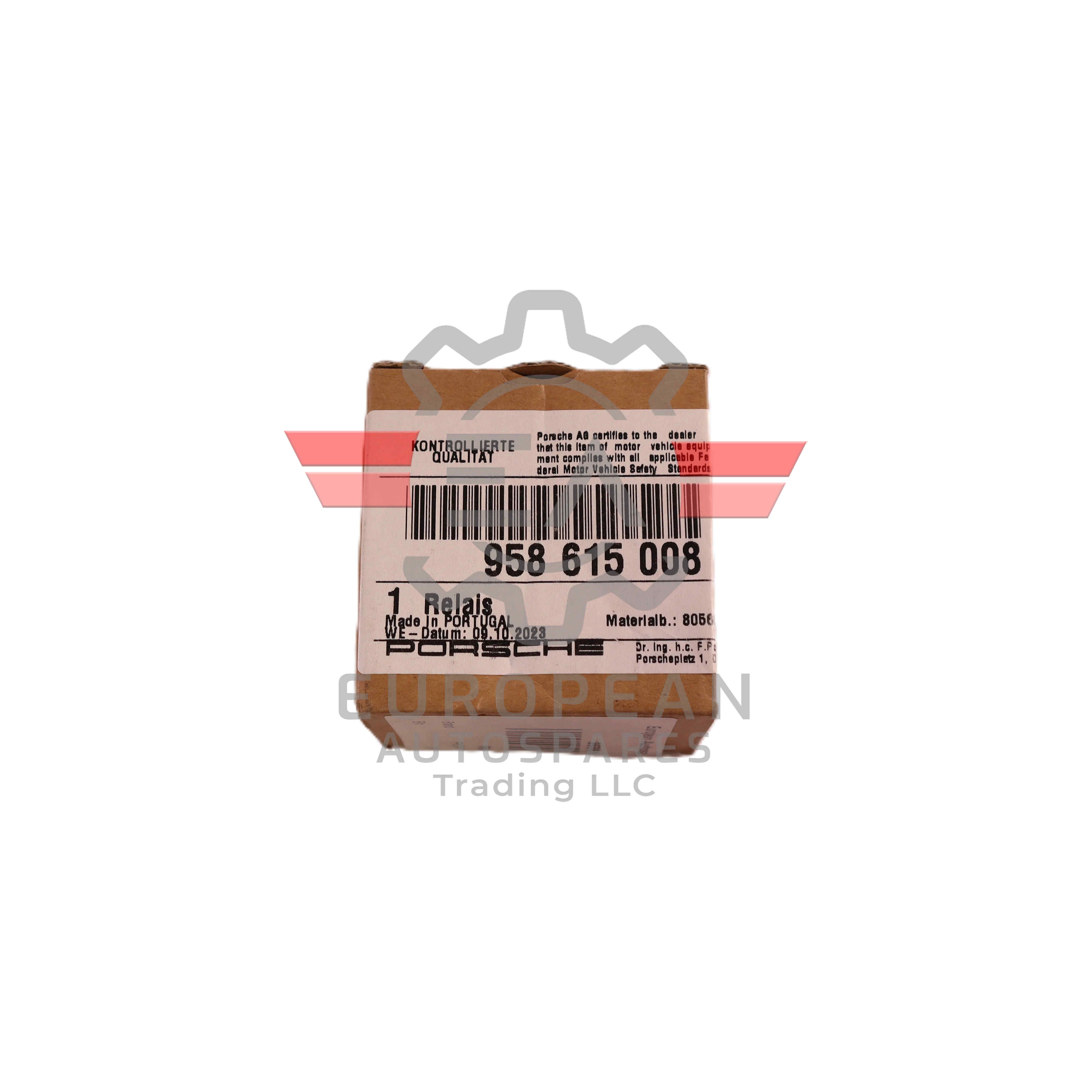 Porsche Electrical Relay Control Module 95861500801 | Genuine OEM European Autospares Trading LLC