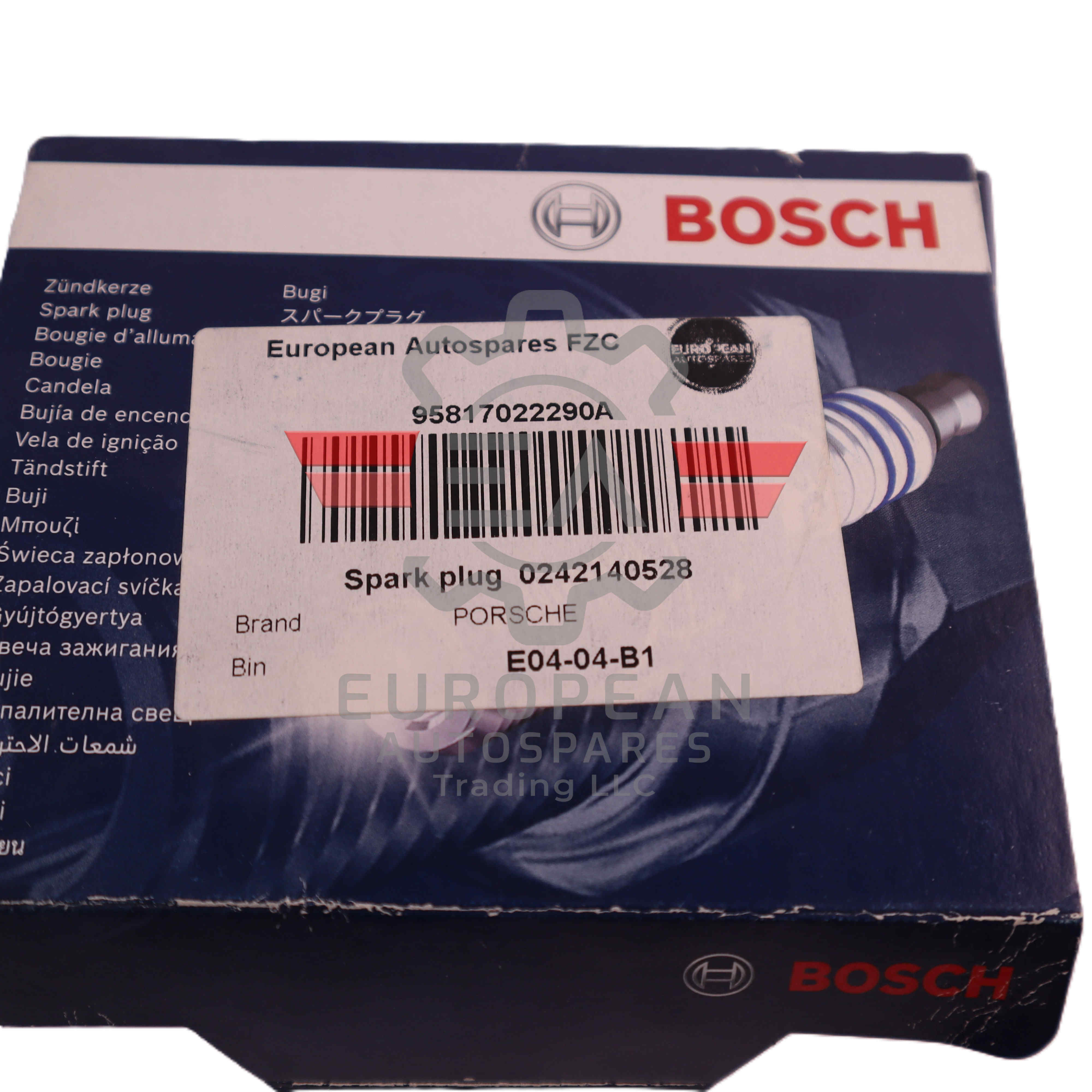 Porsche Engine Spark Plug 95817022290A | Genuine OEM European Autospares Trading LLC