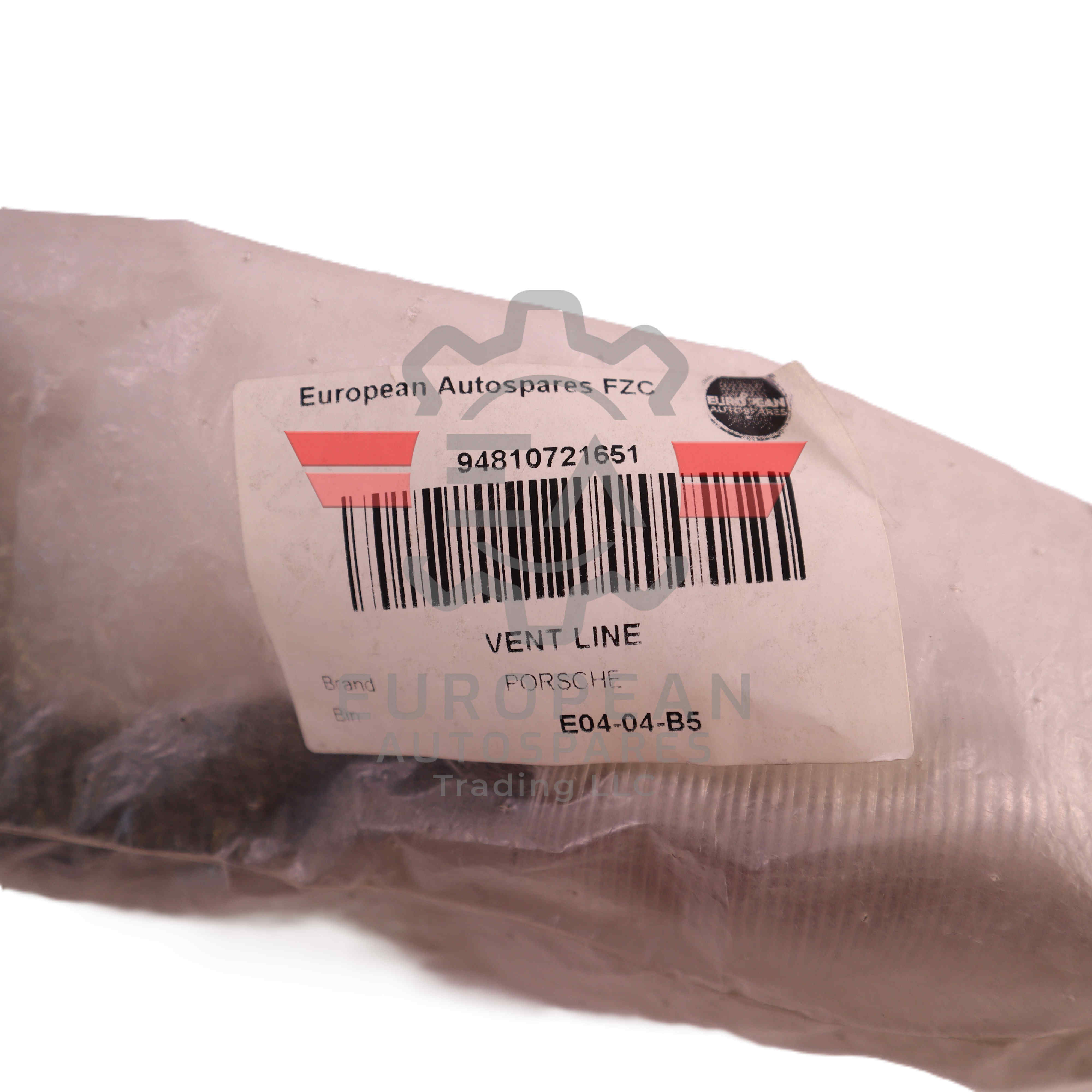 Porsche Engine Vent Line Hose 94810721651 | Genuine OEM European Autospares Trading LLC