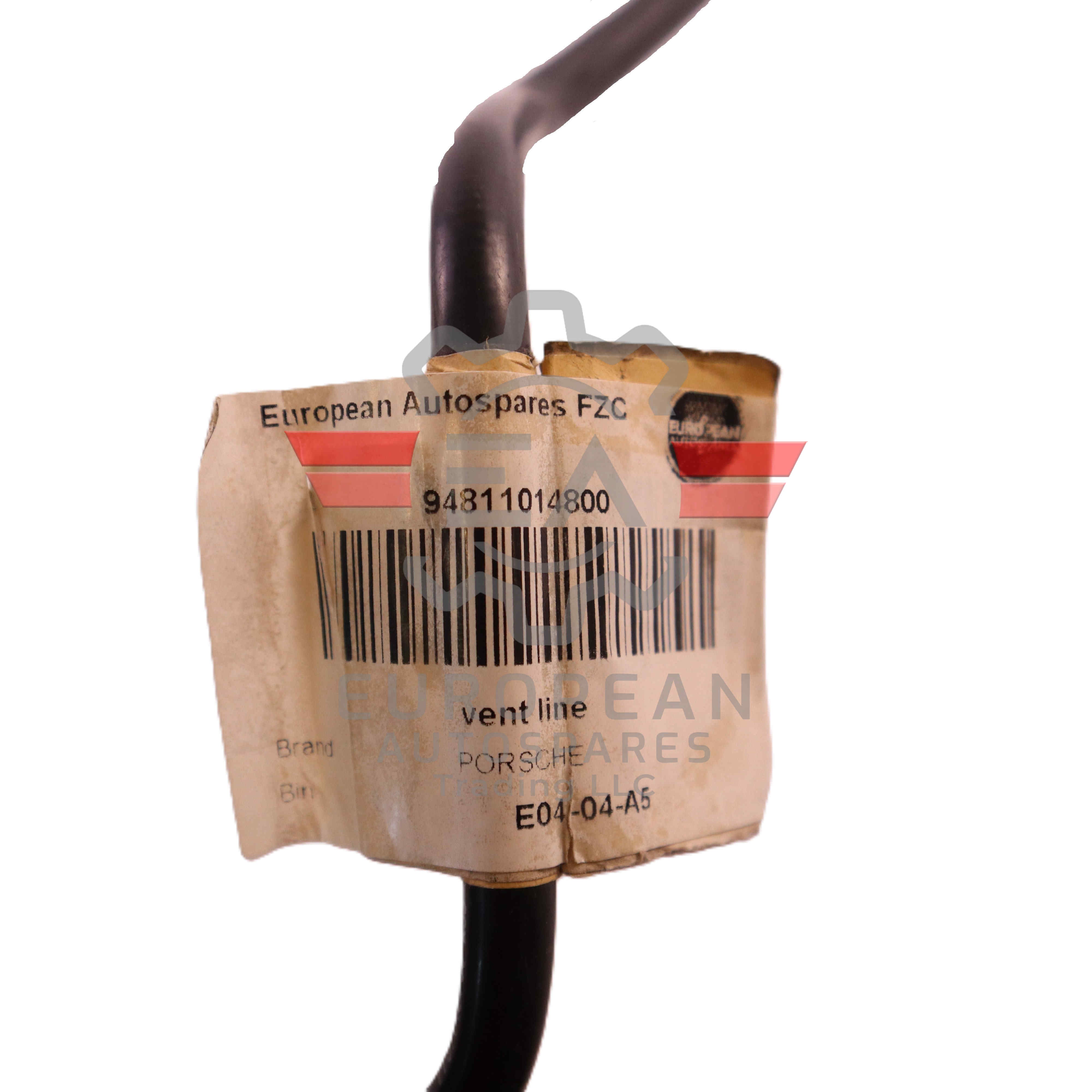 Porsche Engine Vent Line Hose 94811014800 | Genuine OEM European Autospares Trading LLC