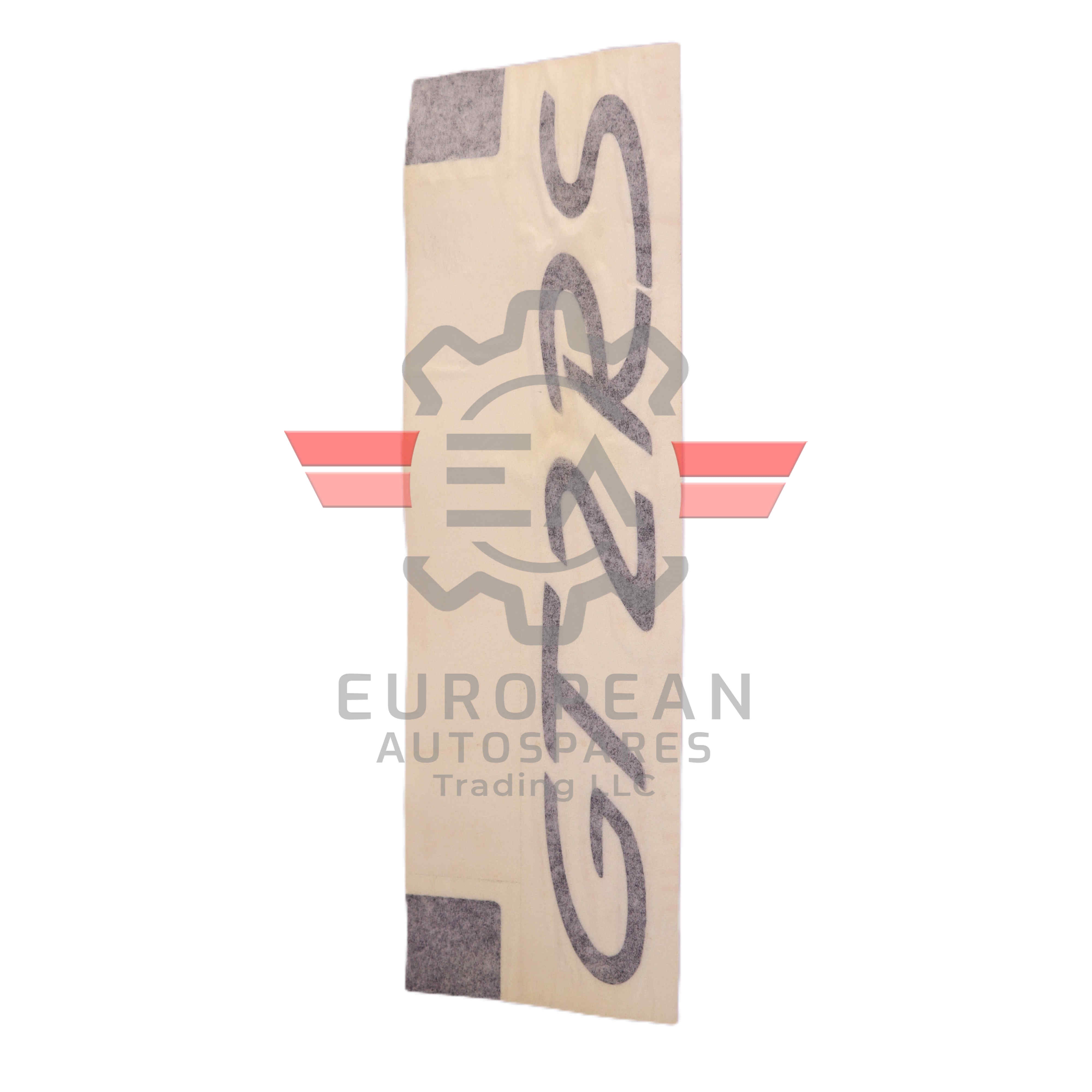 Porsche Exterior Black Matte Logo Badge Emblem 99155925184OY5 | Genuine OEM European Autospares Trading LLC