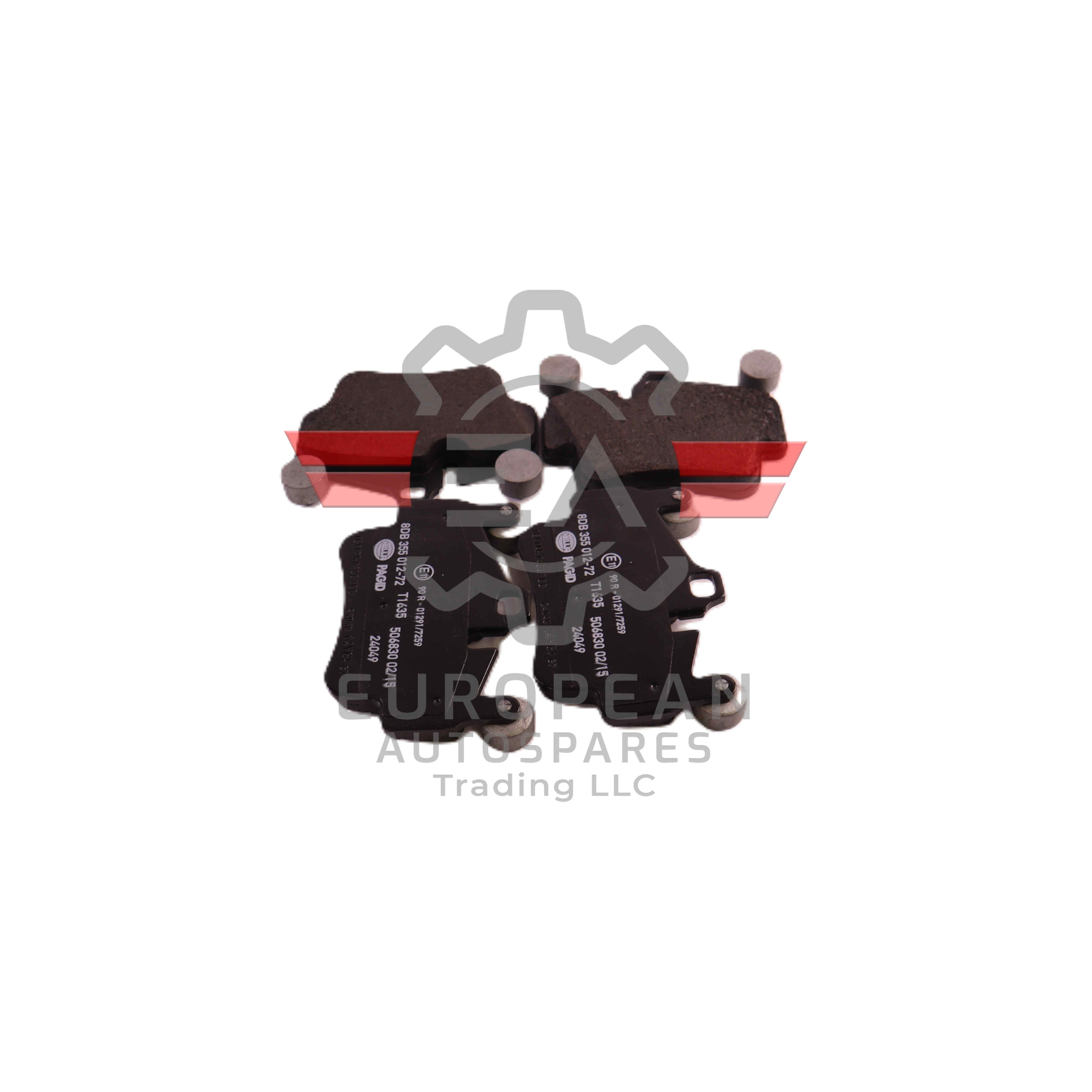 Porsche Front Axle Brake Pads Set 355012721 | Genuine OEM European Autospares Trading LLC