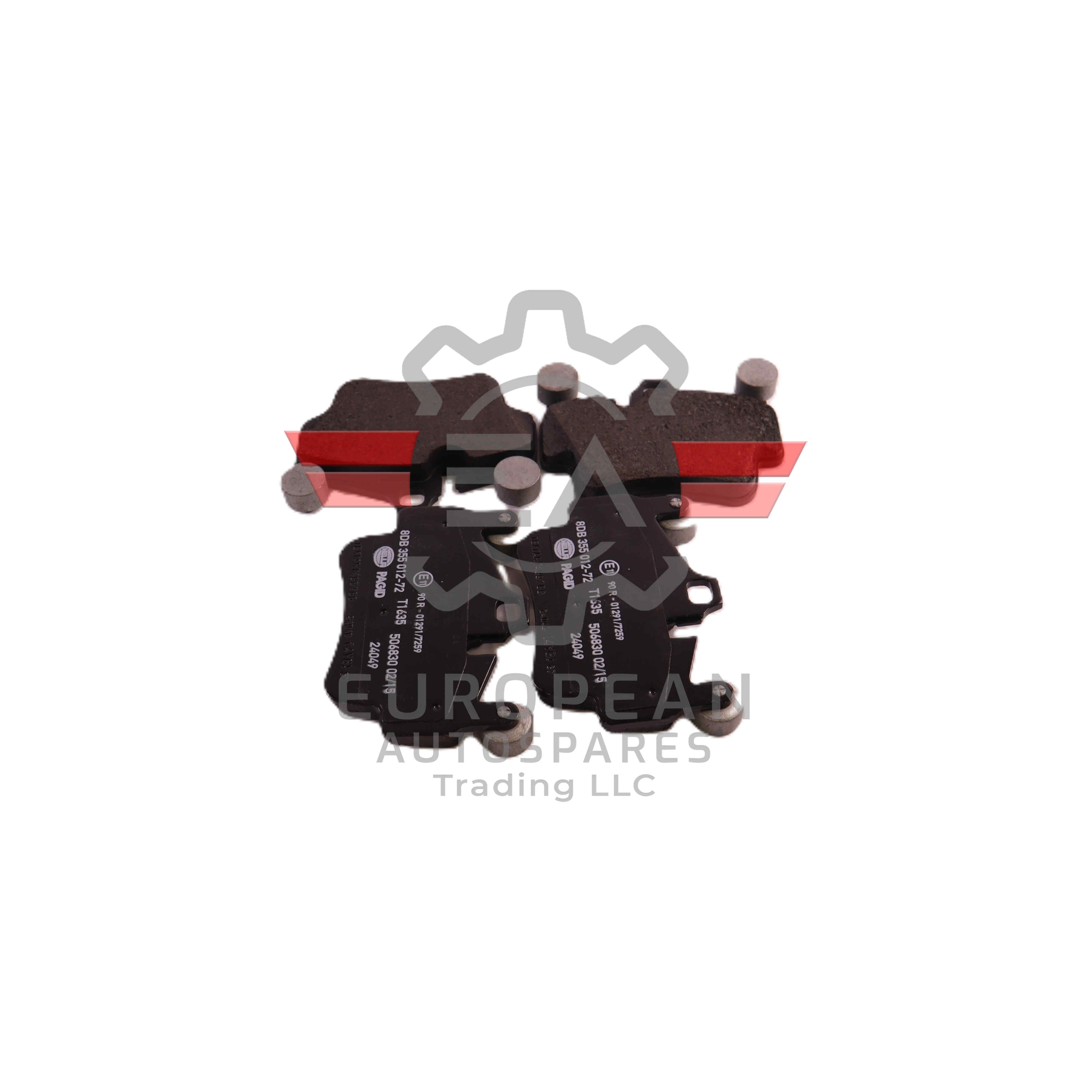 Porsche Front Axle Brake Pads Set 355012721 | Genuine OEM European Autospares Trading LLC