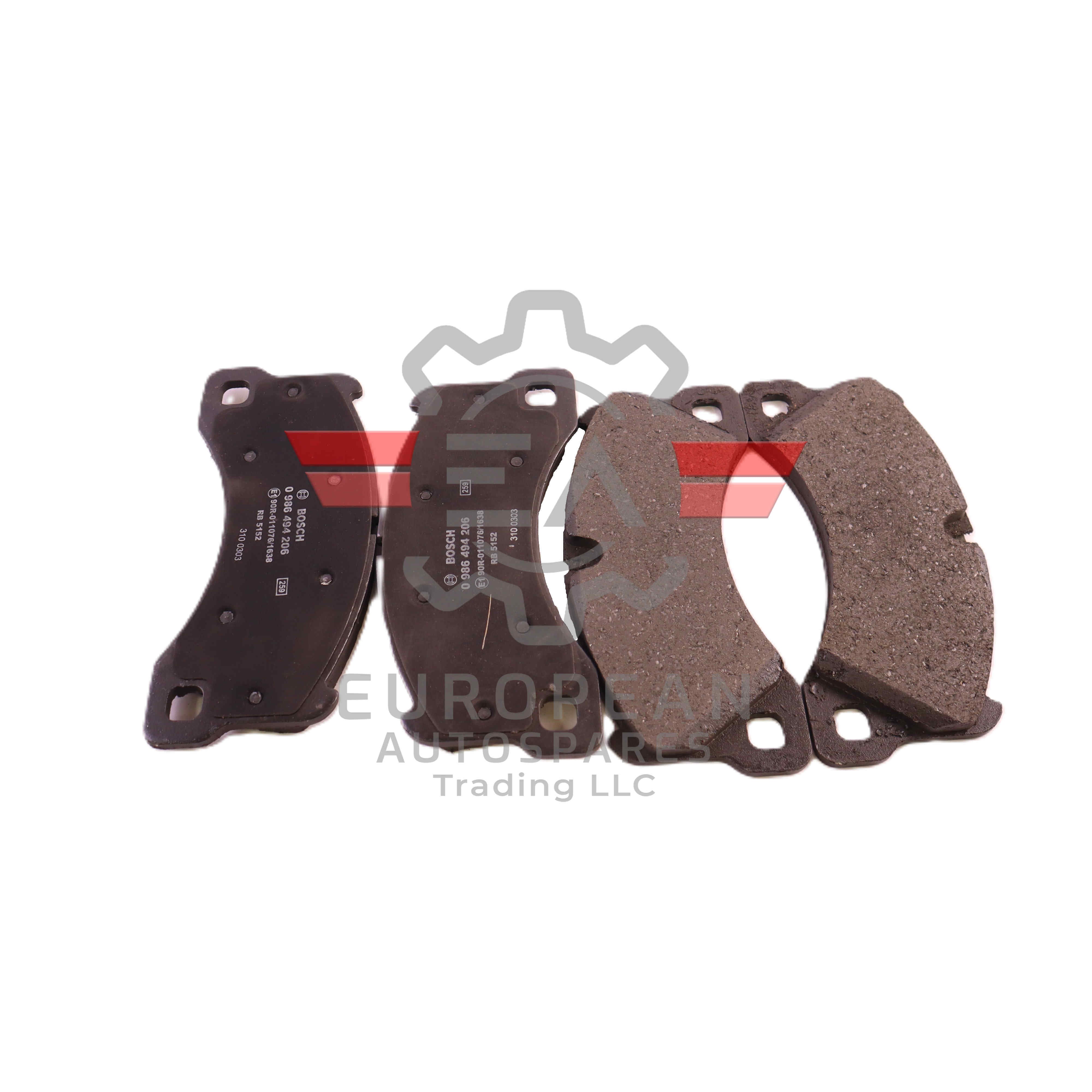 Porsche Front Axle Brake Pads Set 95535193963 | Genuine OEM European Autospares Trading LLC